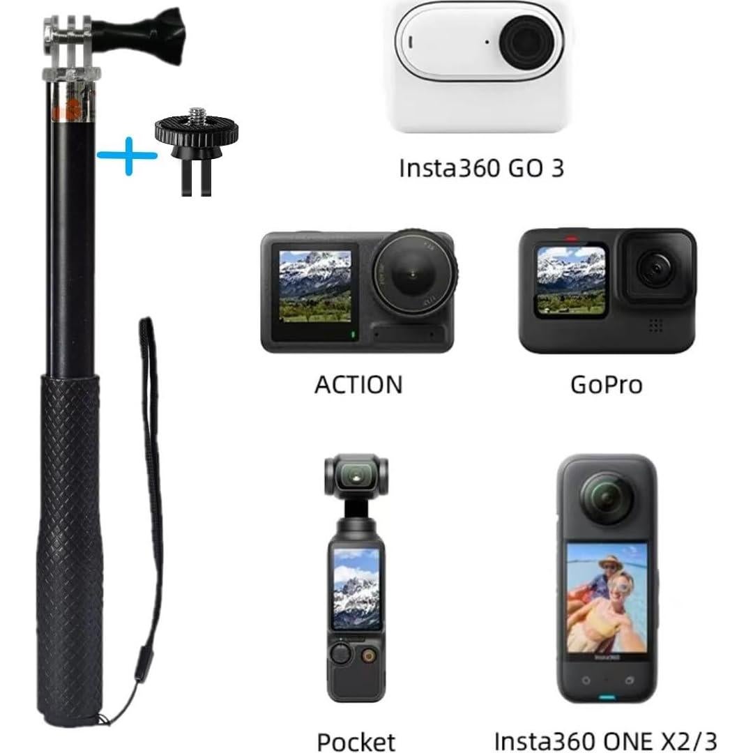 Palo de Selfie Extensible 88.9 cm NEWYIHOKJ con Trípode y Control Remoto