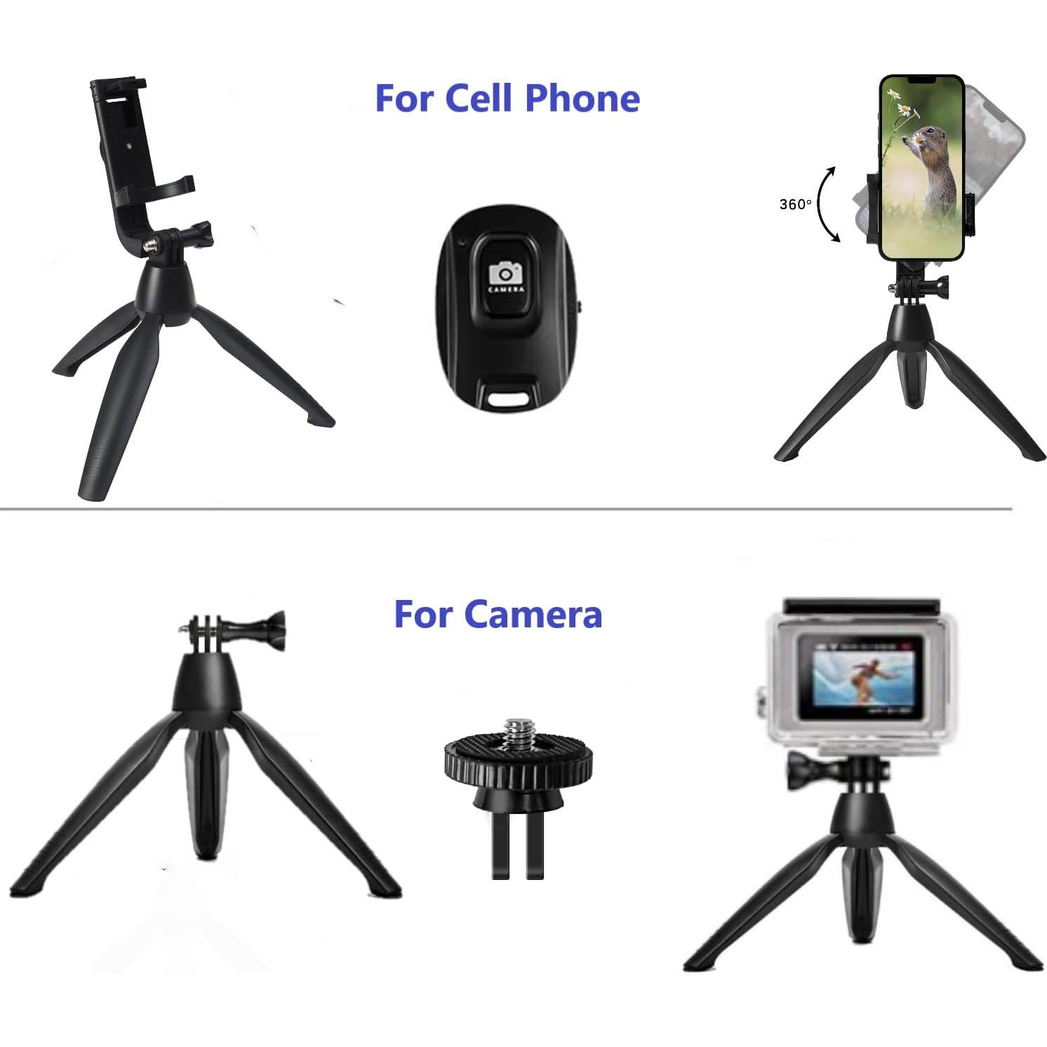 Palo de Selfie Extensible 88.9 cm NEWYIHOKJ con Trípode y Control Remoto