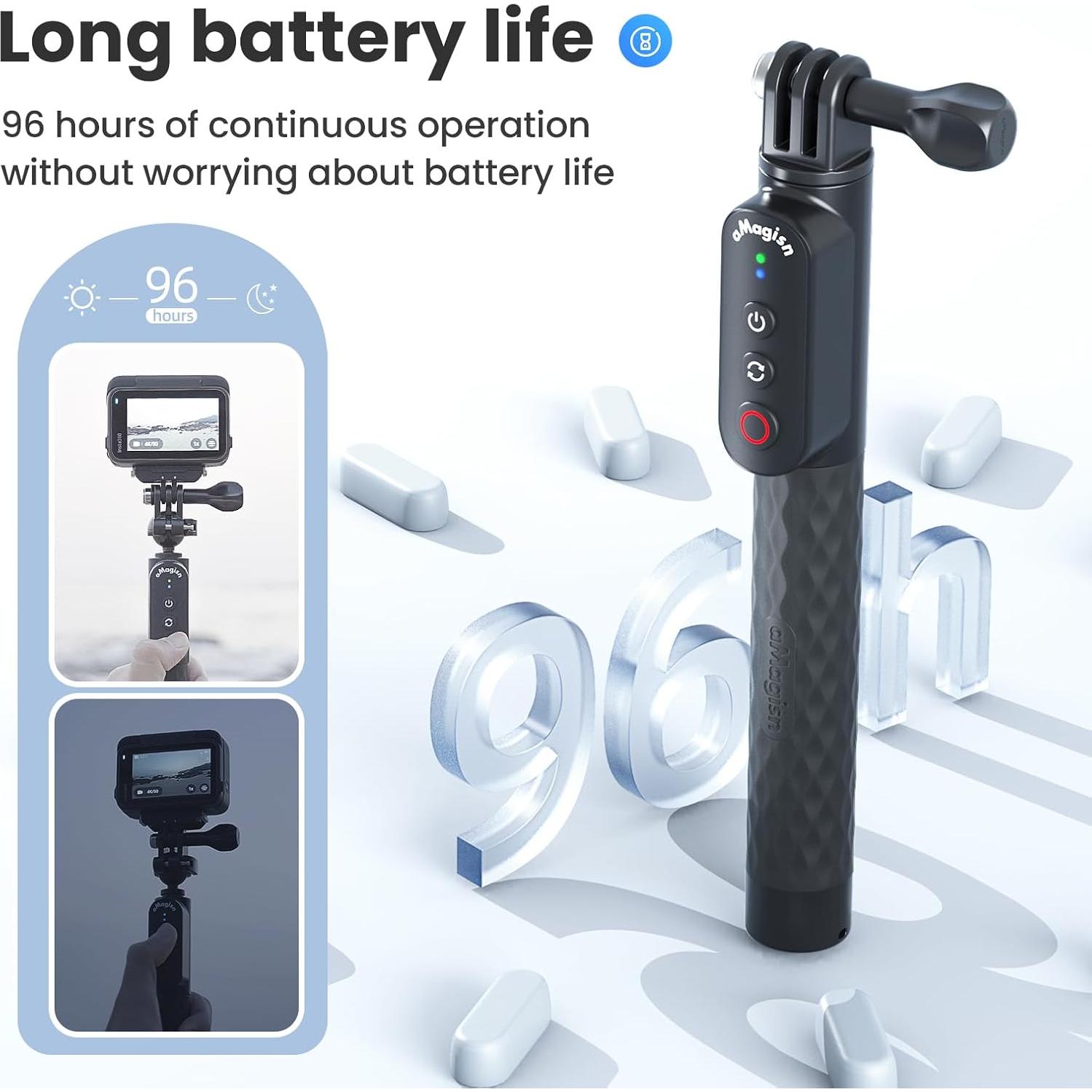 Selfie Stick Control Remoto Impermeable Aovee 100cm Bluetooth