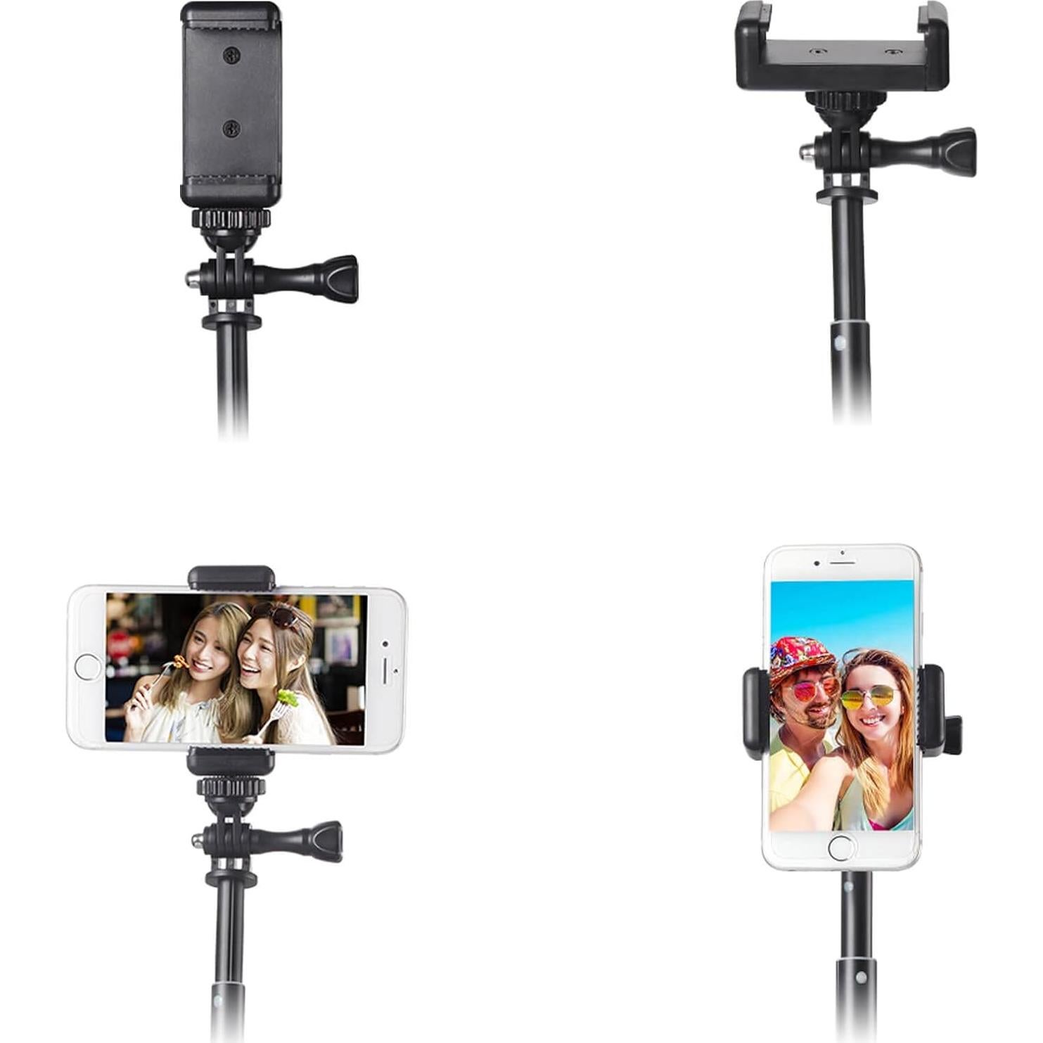 HSU Selfie Stick Telescópico Impermeable para GoPro y Móviles