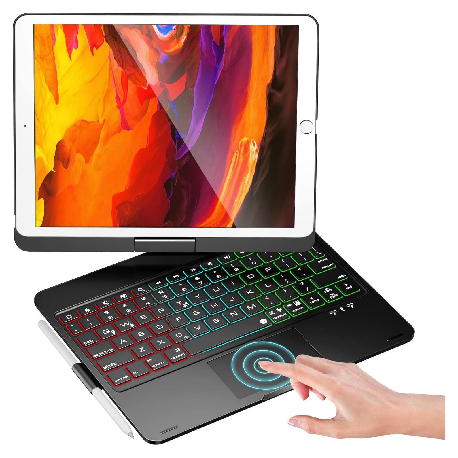 Funda NOKBABO para iPad 9ª Gen con Teclado y Touchpad 360°