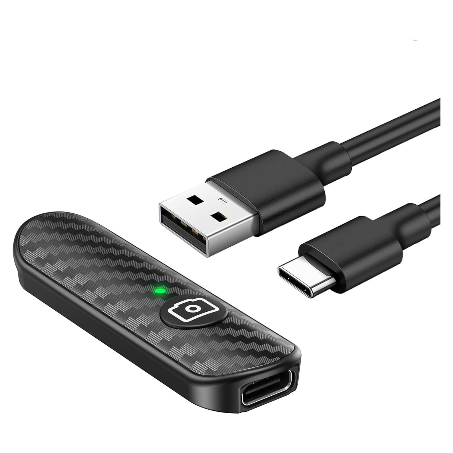 Disparador Remoto Bluetooth ATUMTEK, Fibra de Carbono, 10m