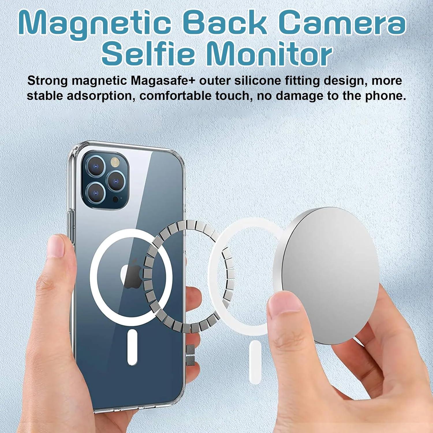 Monitor de selfies inalámbrico Musoumars T1P 4" HD Gris