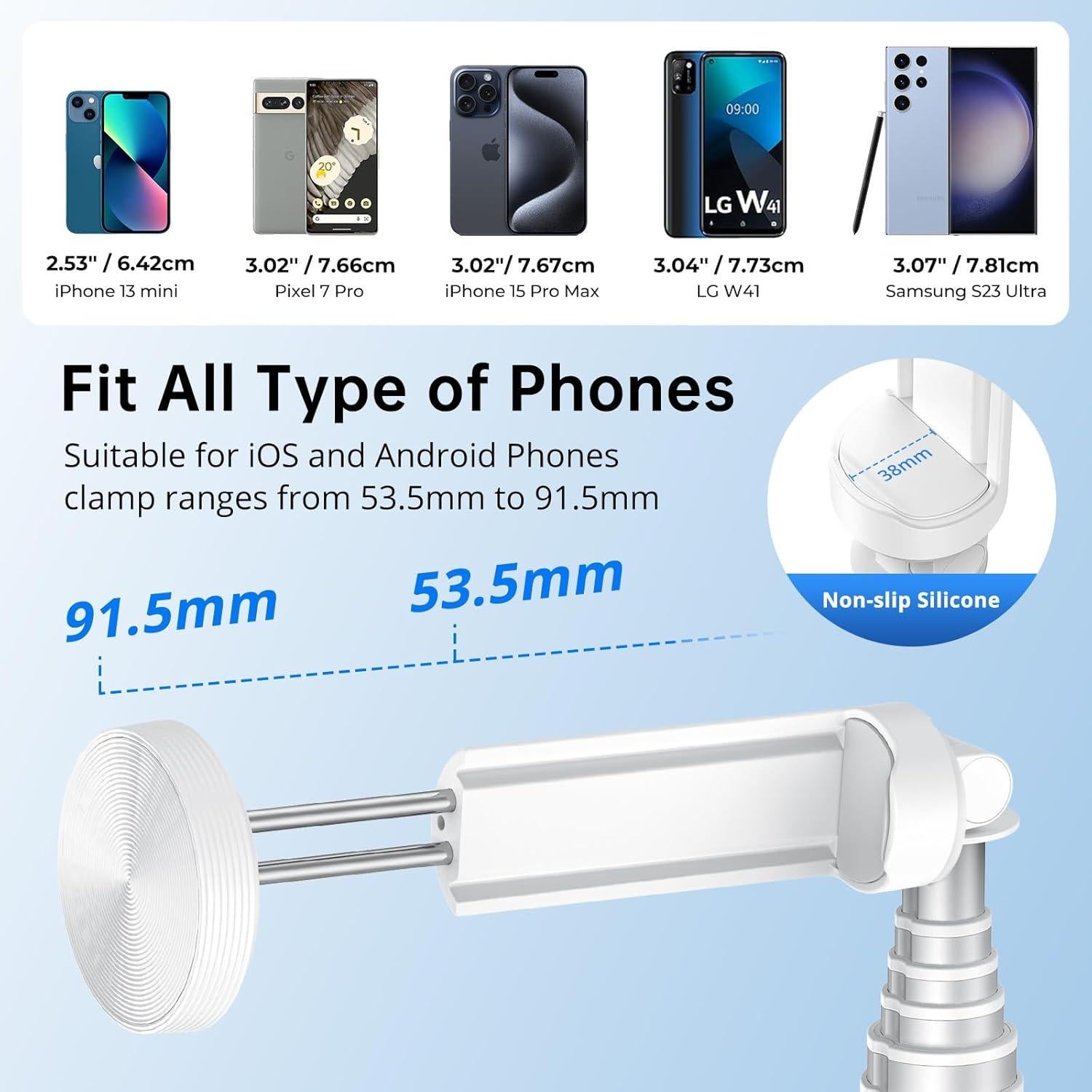 Trípode de Selfie SYNCWIRE 55" Aluminio Extensible con Control Remoto
