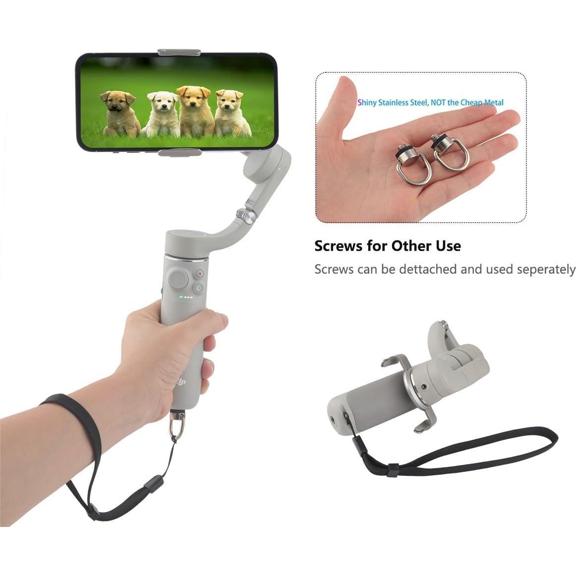 Correa de Muñeca para Cámara Insta360 y DJI Osmo Pocket - 2 PCS