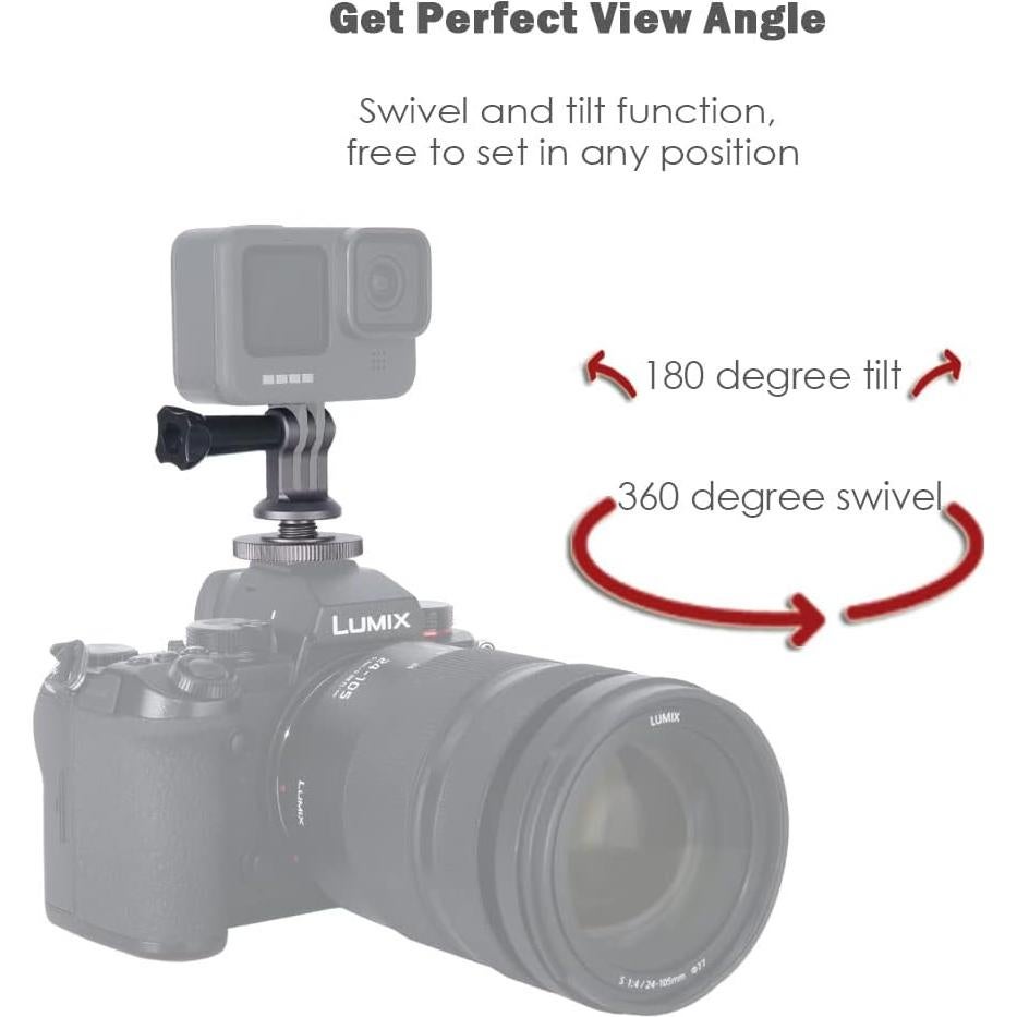 Adaptador de Montaje NICEYRIG para GoPro Hero 10/9/8/7/6/5 y DJI Osmo Action