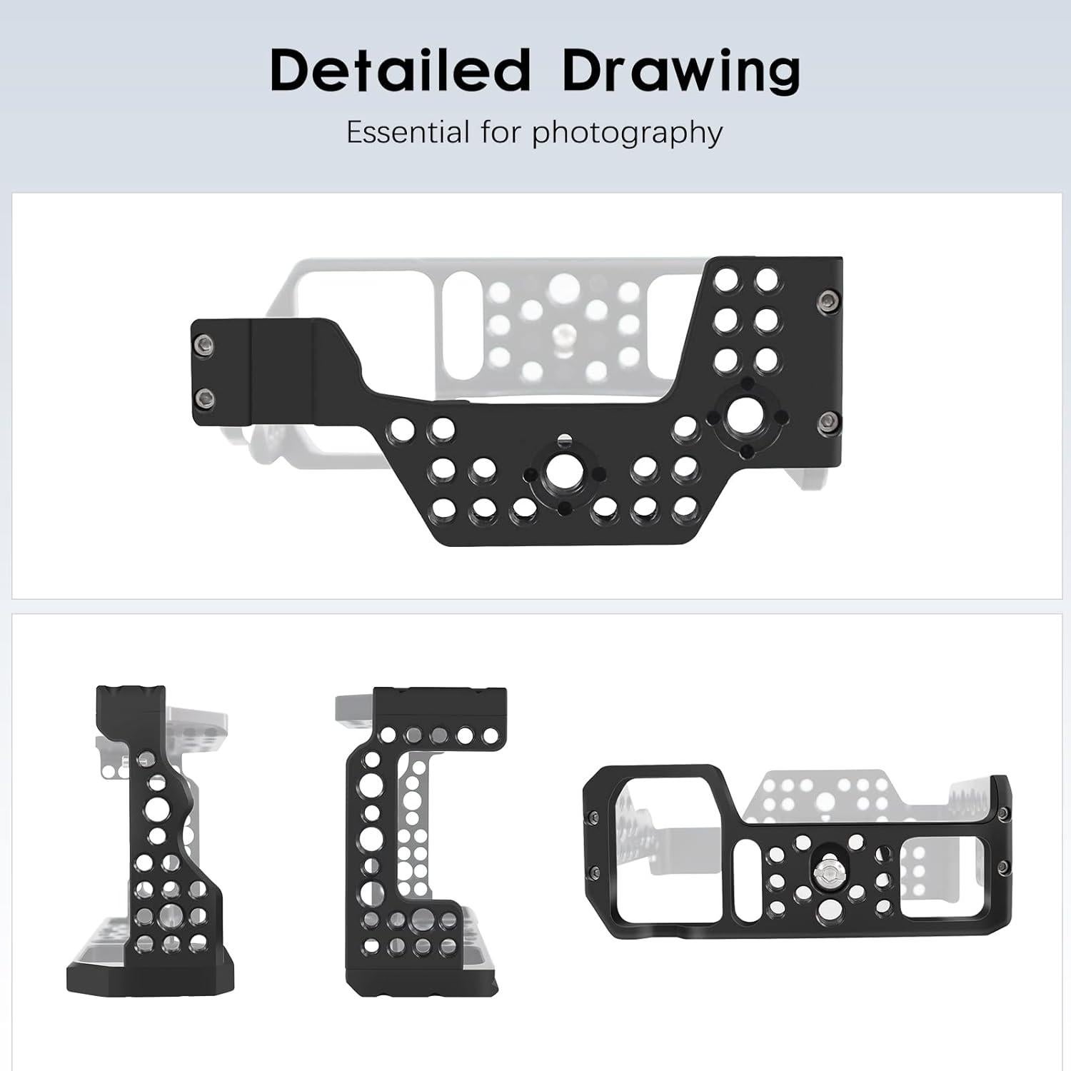 Jaula de cámara FUGASUN para Sony A9 A7II A7III A7RIII