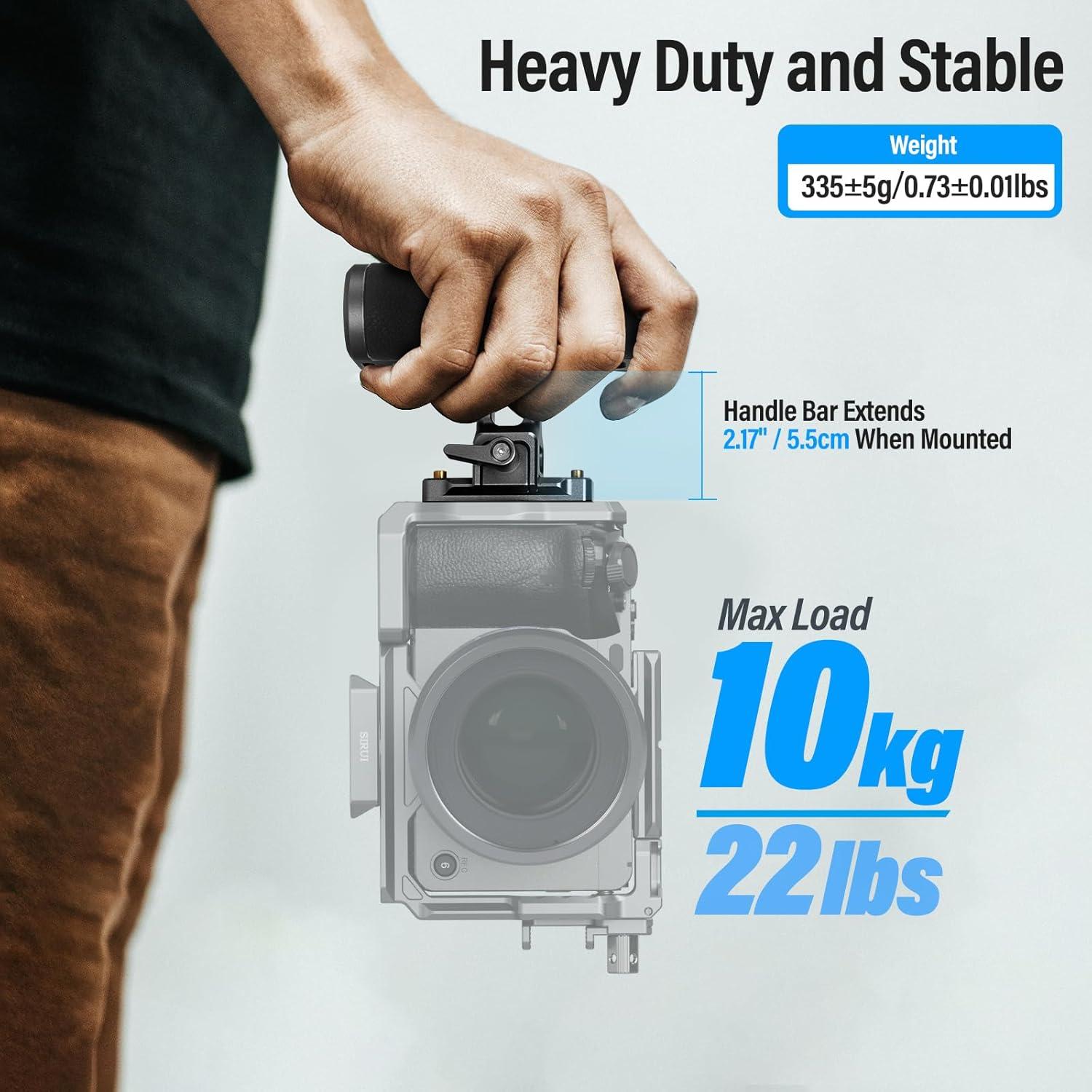 Mango Lateral SIRUI SC-SH para Jaula de Cámara, Aluminio