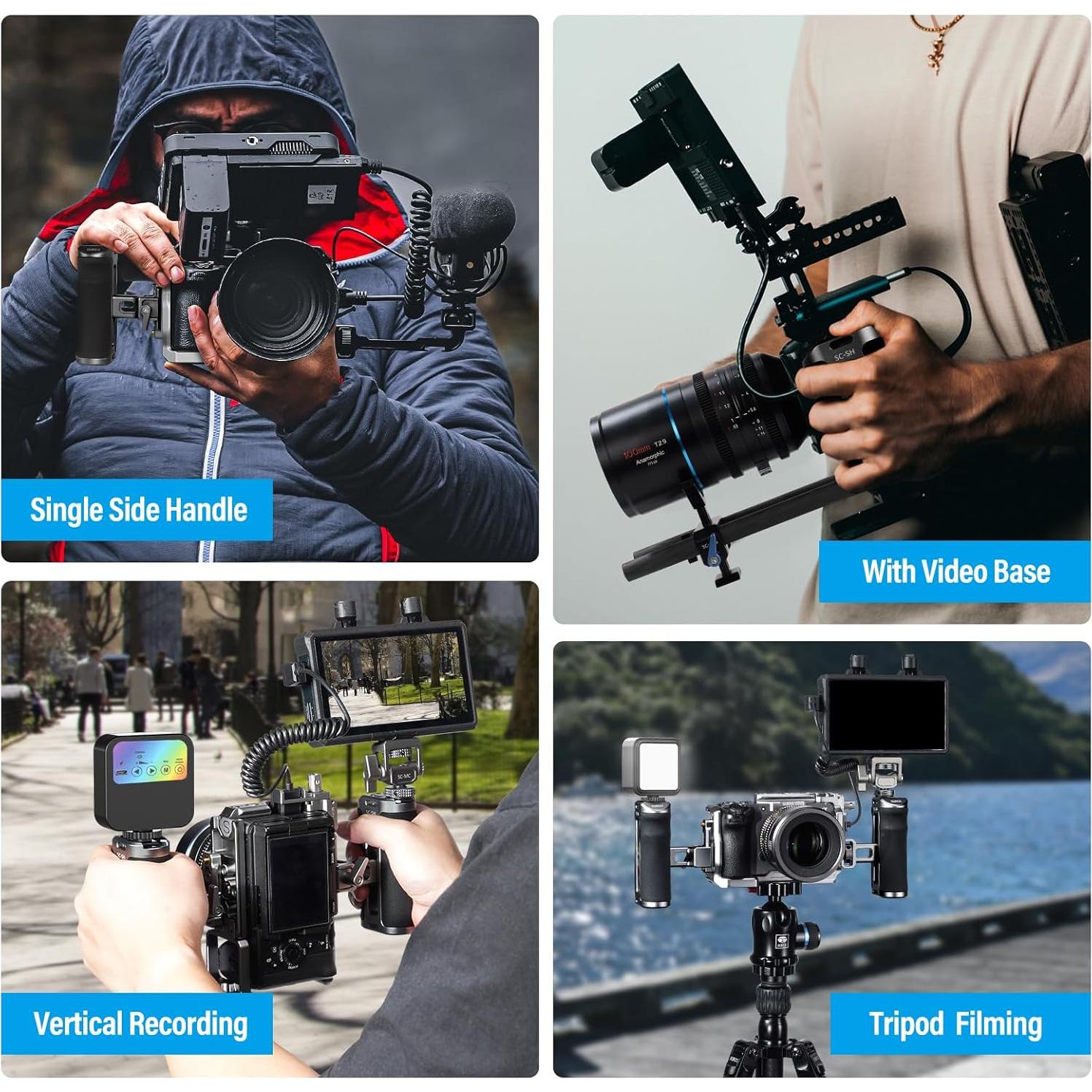 Mango Lateral SIRUI SC-SH para Jaula de Cámara, Aluminio