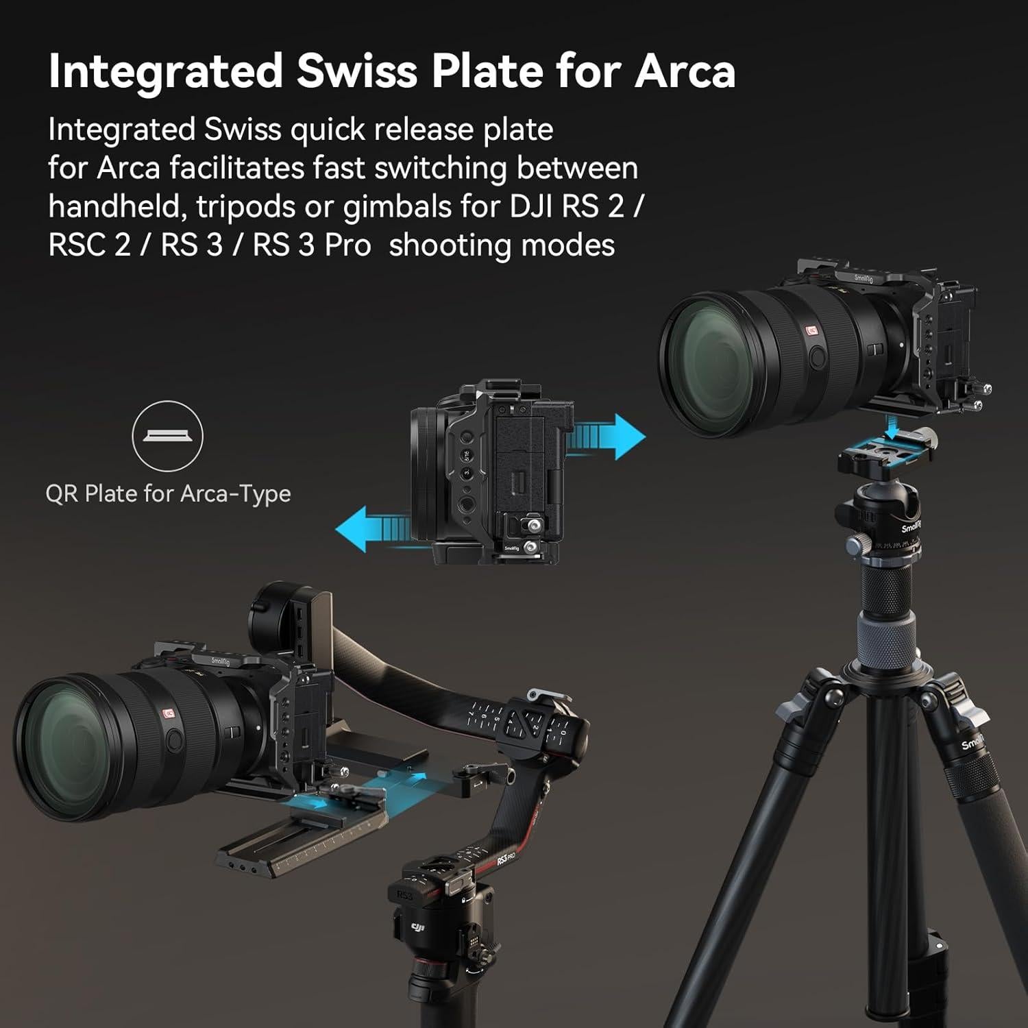 Jaula SmallRig 4336 para Sony A6700 con Abrazadera HDMI