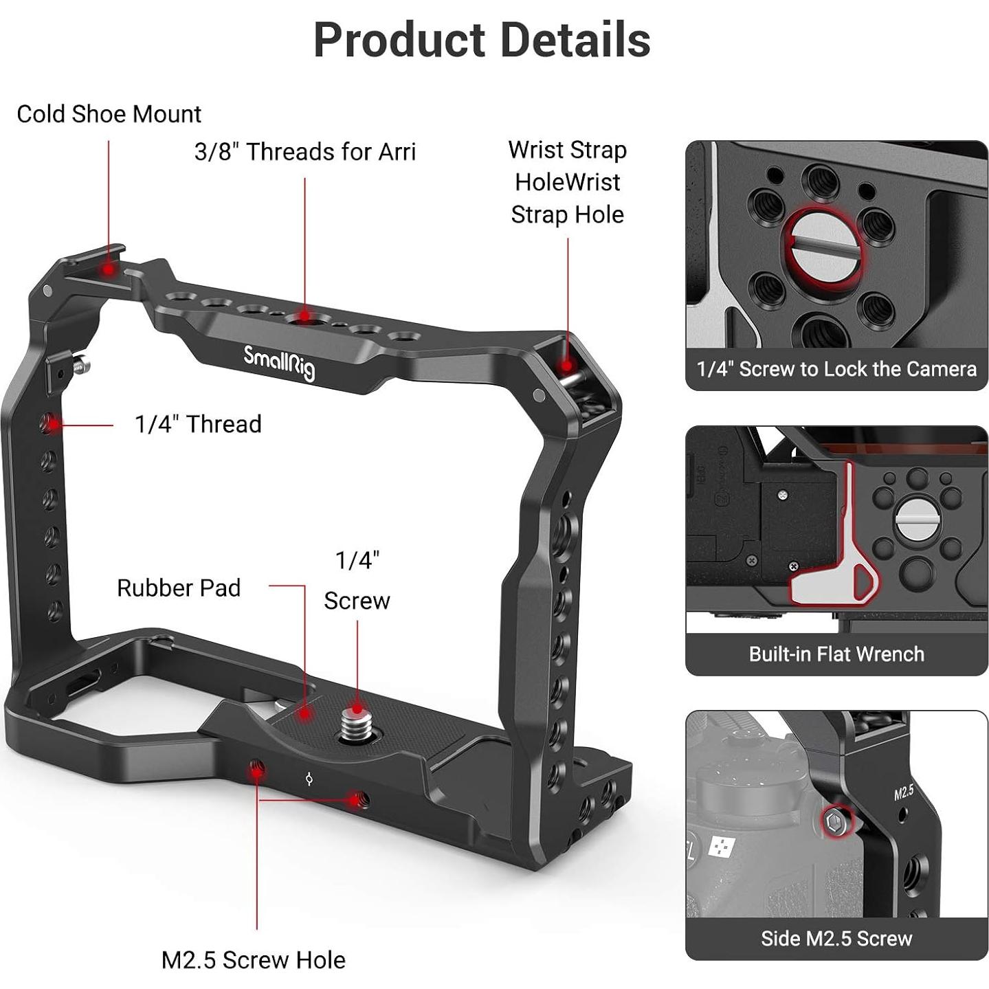 Jaula Ligera SmallRig 2918 para Cámara Sony A7 III / A7R III / A9