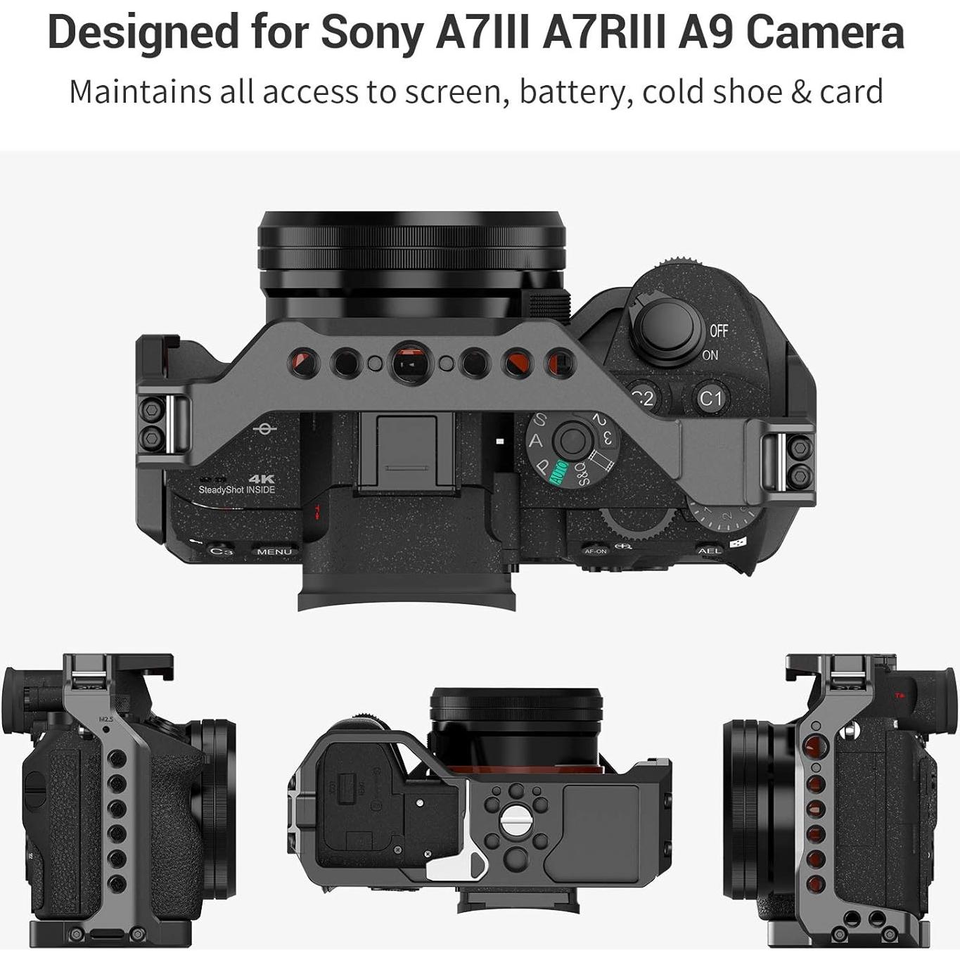 Jaula Ligera SmallRig 2918 para Cámara Sony A7 III / A7R III / A9