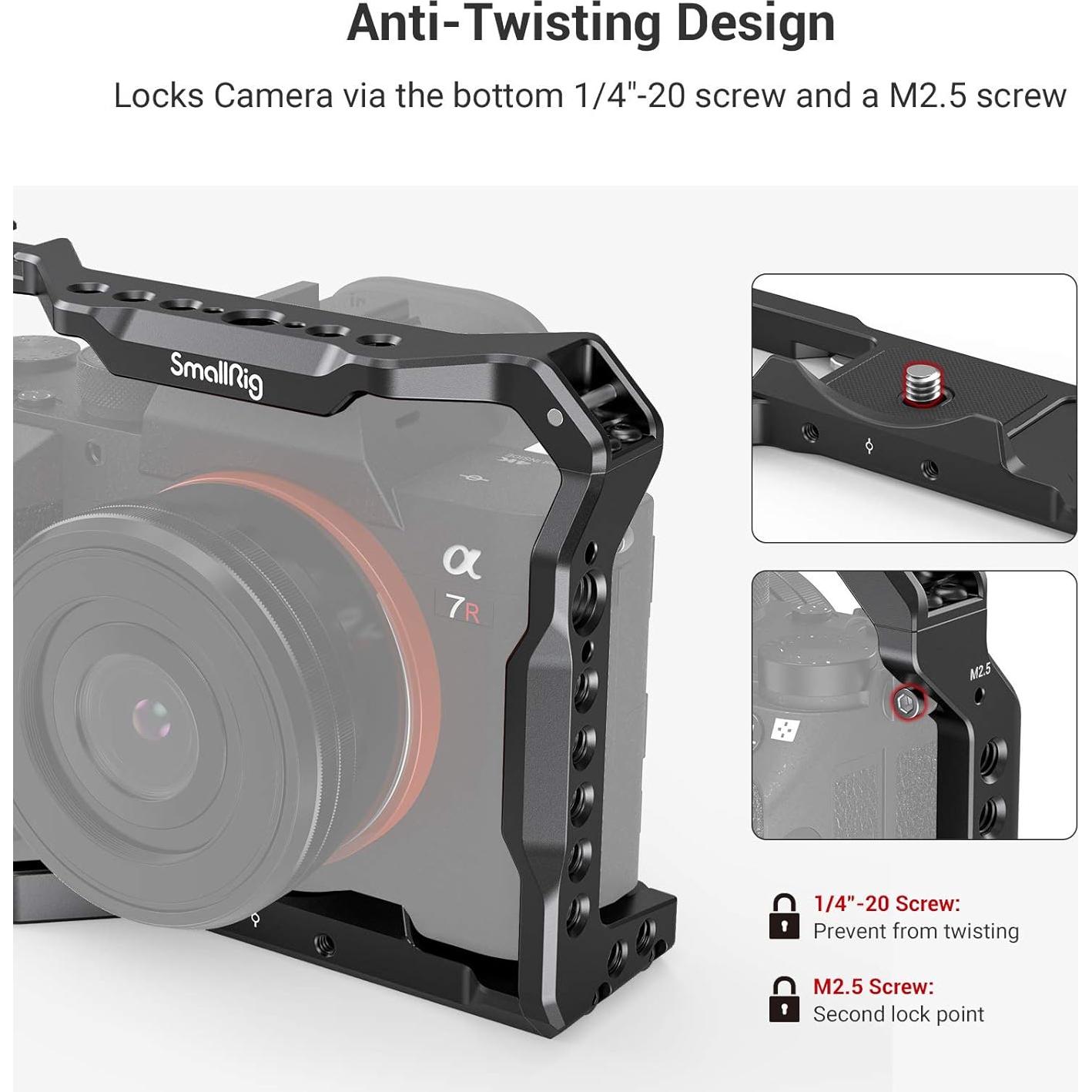 Jaula Ligera SmallRig 2918 para Cámara Sony A7 III / A7R III / A9