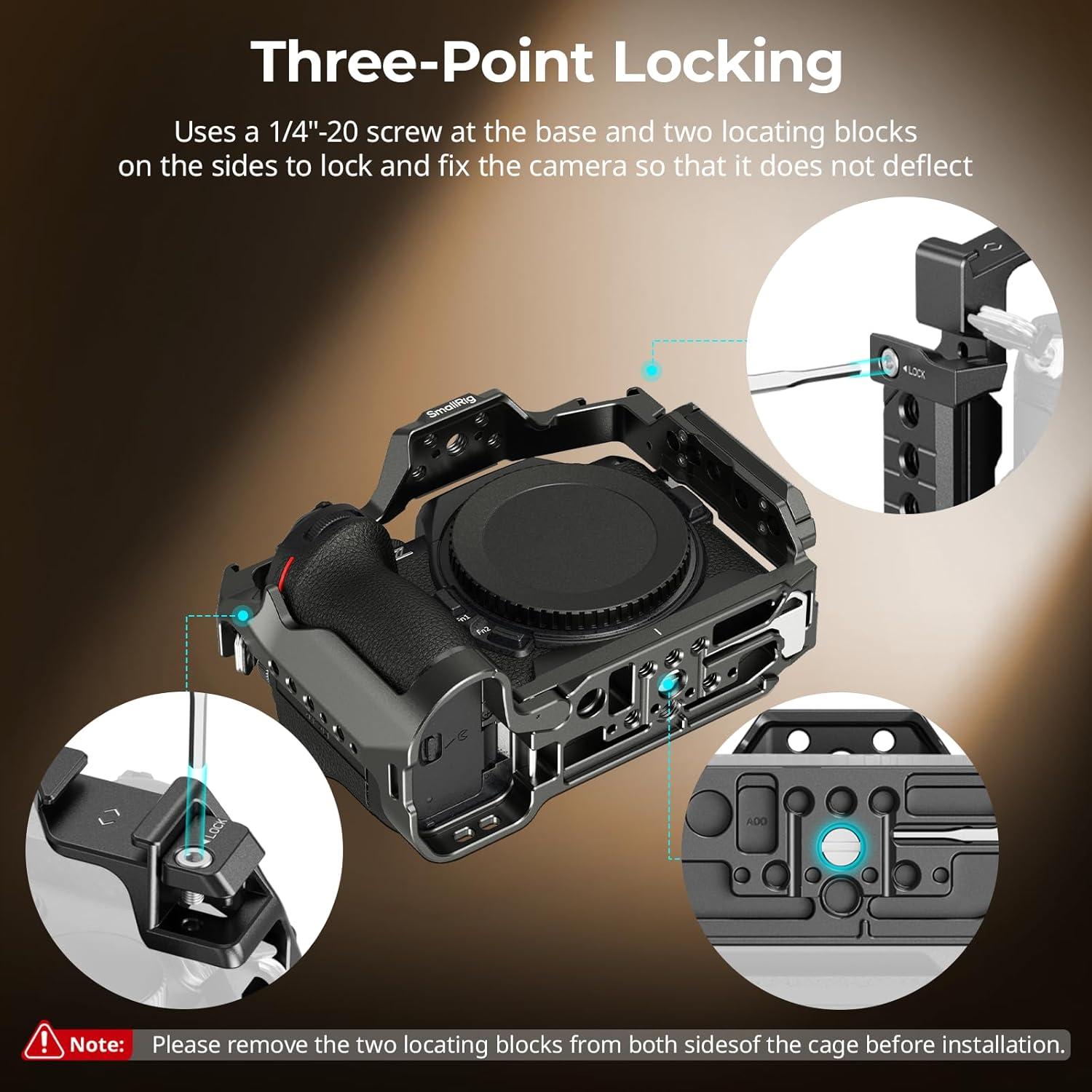 Jaula de cámara SmallRig 5257 para Nikon Z5 II, Z5, Z6, Z6II, Z7, Z7II