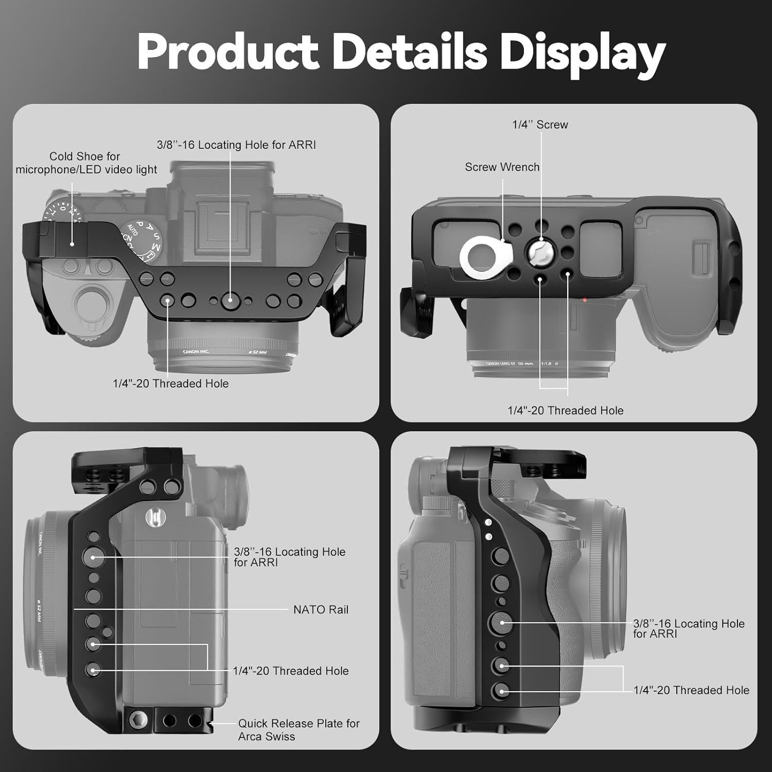 Jaula Completa para Cámara EMART para Sony A7M IV/A7S III