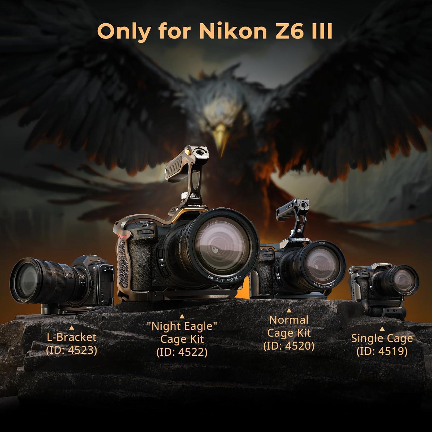 Jaula para cámara SmallRig Z6 III con mango y abrazadera