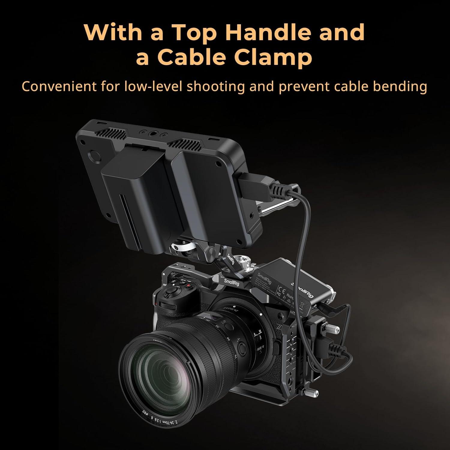 Jaula para cámara SmallRig Z6 III con mango y abrazadera