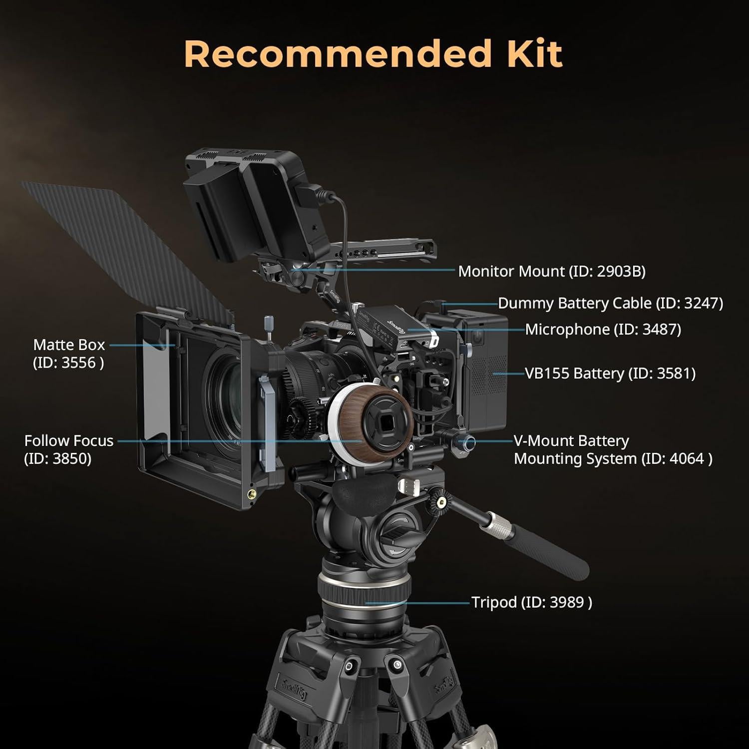 Jaula para cámara SmallRig Z6 III con mango y abrazadera