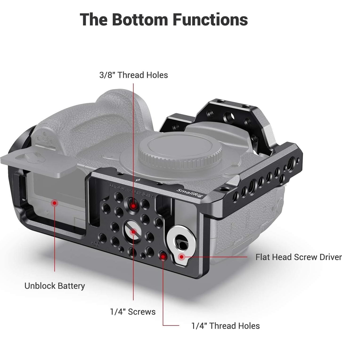 Jaula SMALLRIG 2049 para Cámara Panasonic Lumix GH5 II/GH5/GH5S
