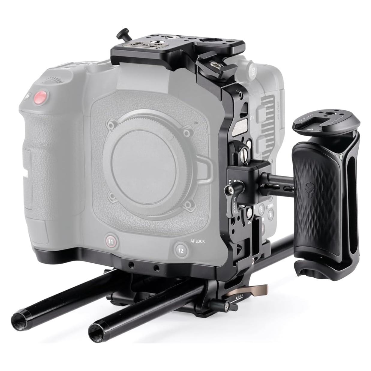 Jaula de Cámara Tilta C80 Kit Avanzado con Mango Lateral y Base LWS