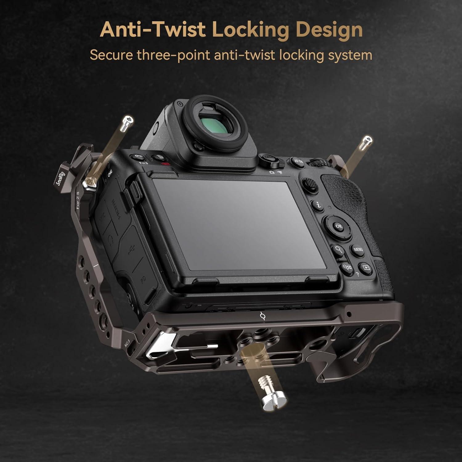 Jaula SmallRig 4316 para cámara Nikon Z 8 - Aluminio, rápida