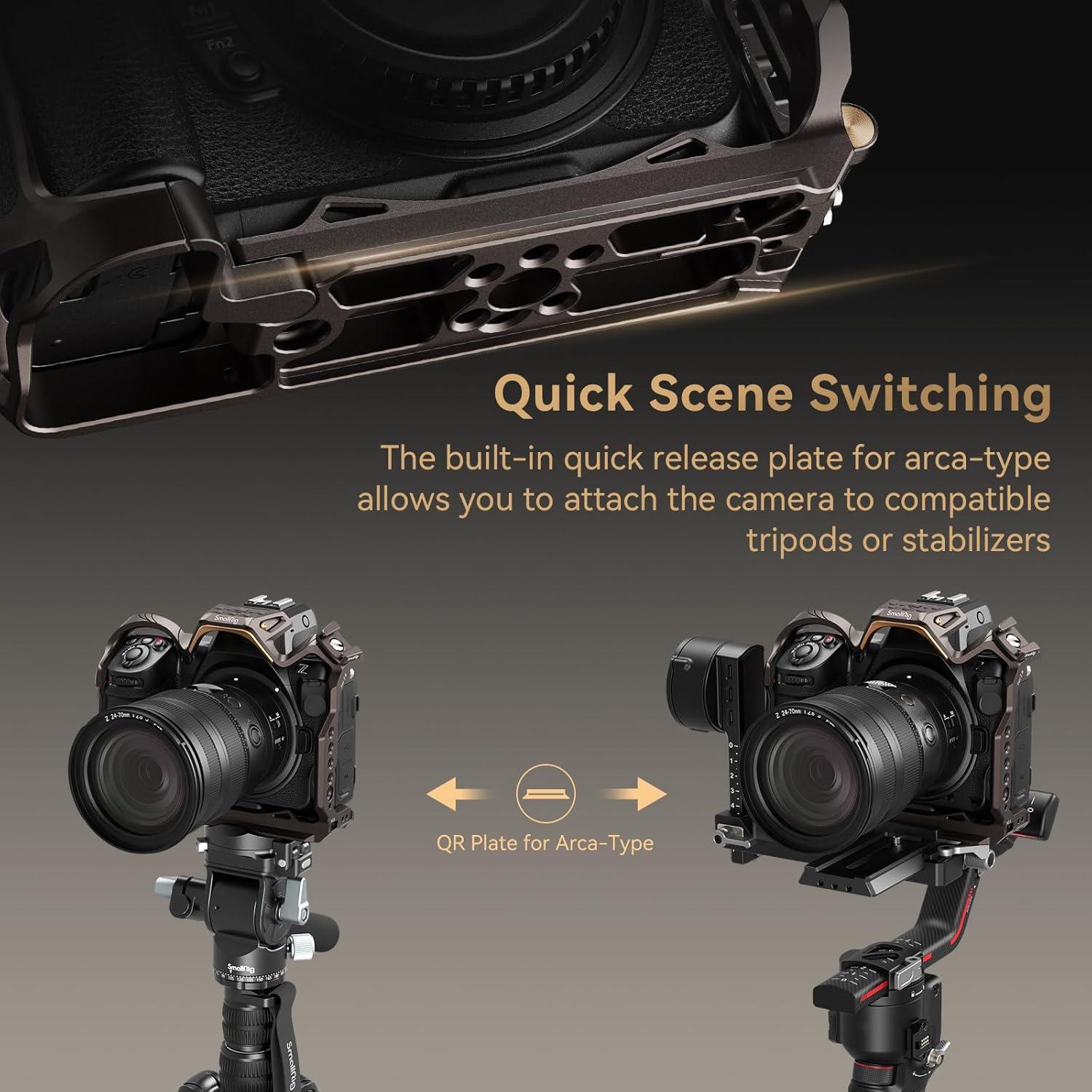 Jaula SmallRig 4316 para cámara Nikon Z 8 - Aluminio, rápida