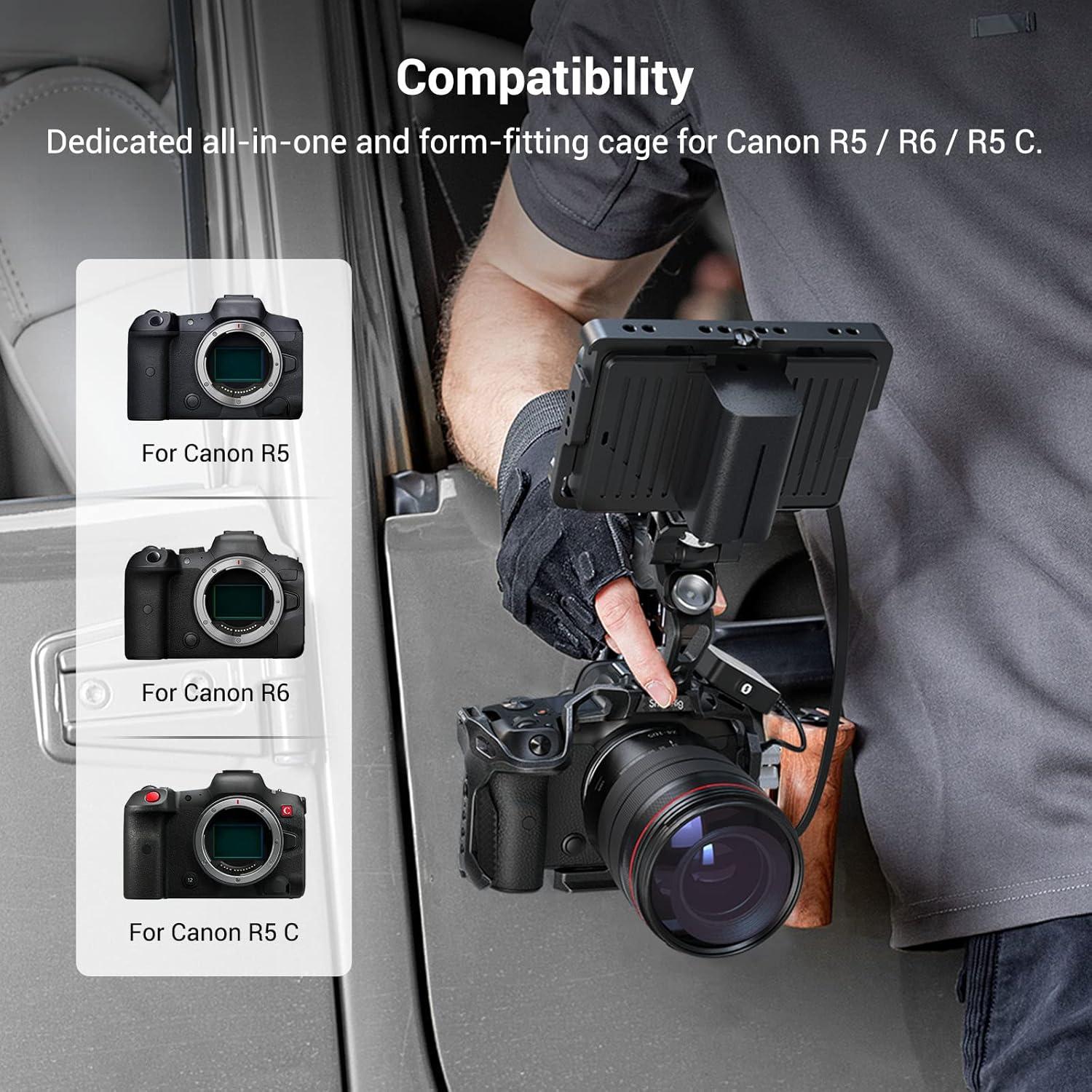 Jaula SmallRig 3233 para Canon EOS R5 R6 R5 C - Acceso Total