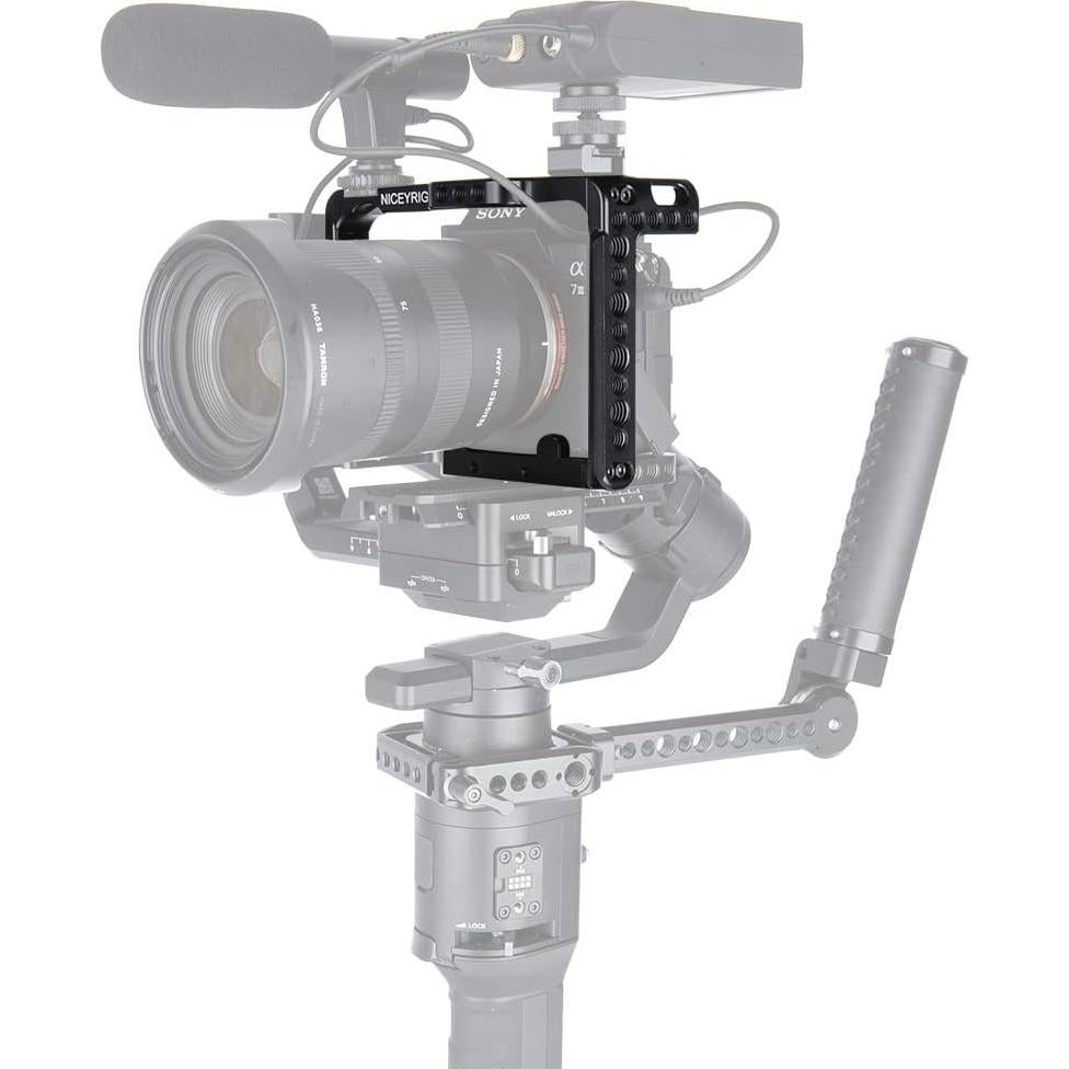 Jaula para cámara NICEYRIG para Sony A7RIII/A7III/A7SII