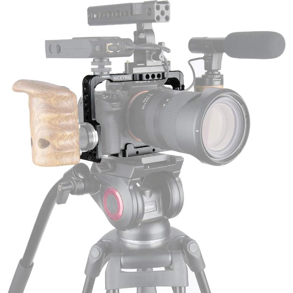 Jaula para cámara NICEYRIG para Sony A7RIII/A7III/A7SII