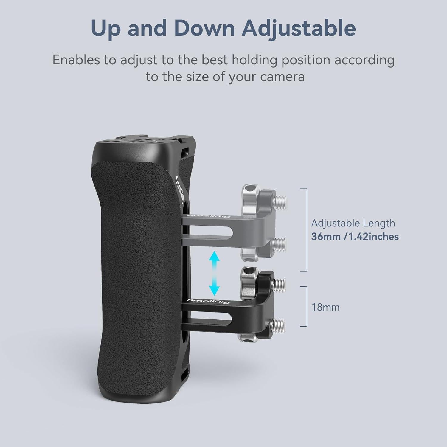 Mango de Aluminio SmallRig HSS2425-SR Ergonómico Ajustable