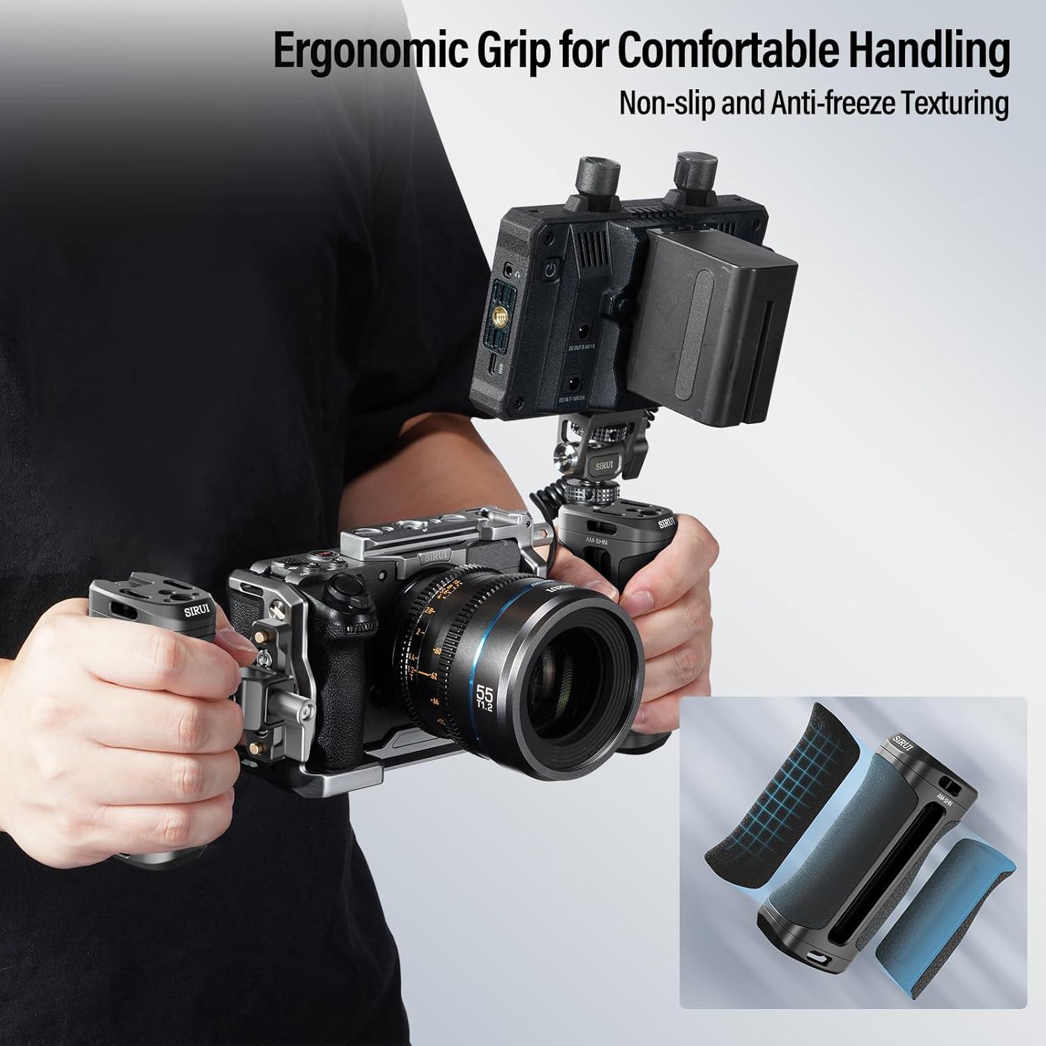 Mango Lateral SIRUI AM-SHN para Jaula de Cámara Ajustable