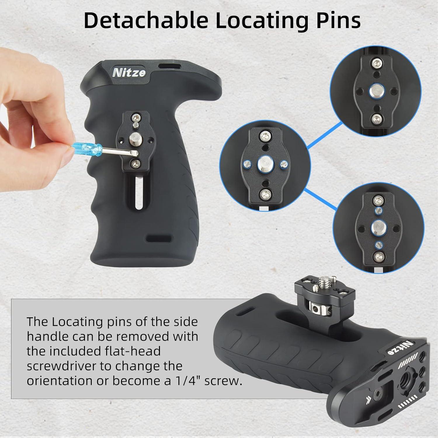 Mango Lateral Ergonómico Nitze PA29D Ajustable Aluminio