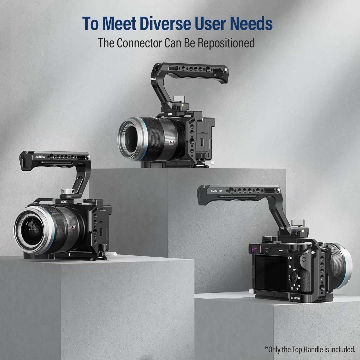 Mango Superior SIRUI AM-MTHA para Cámara con Montaje ARRI/NATO