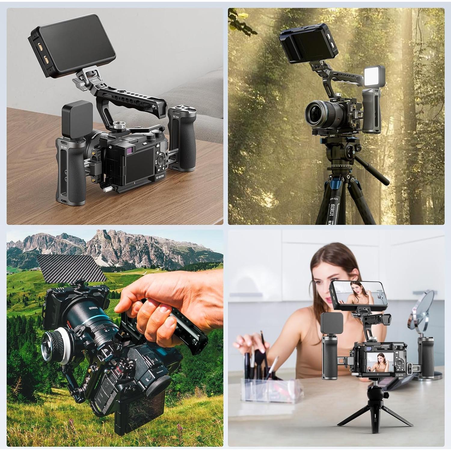 Mango Superior SIRUI AM-MTHA para Cámara con Montaje ARRI/NATO