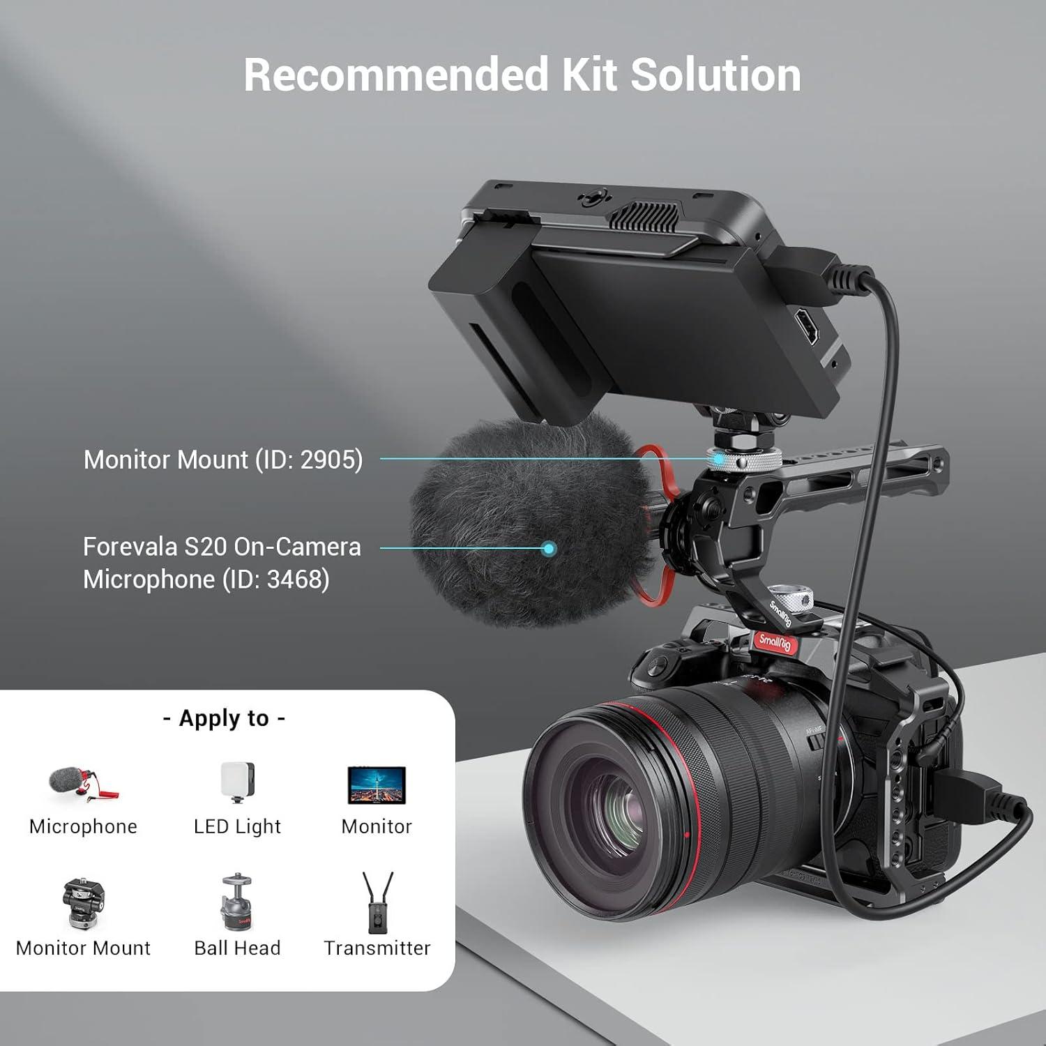 Mango Superior SMALLRIG 3765 para Jaula de Cámara ARRI