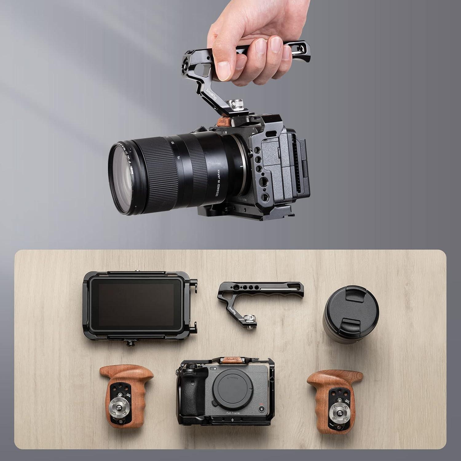 Mango Superior Ergonomico SMALLRIG 2165C para Jaula de Cámara