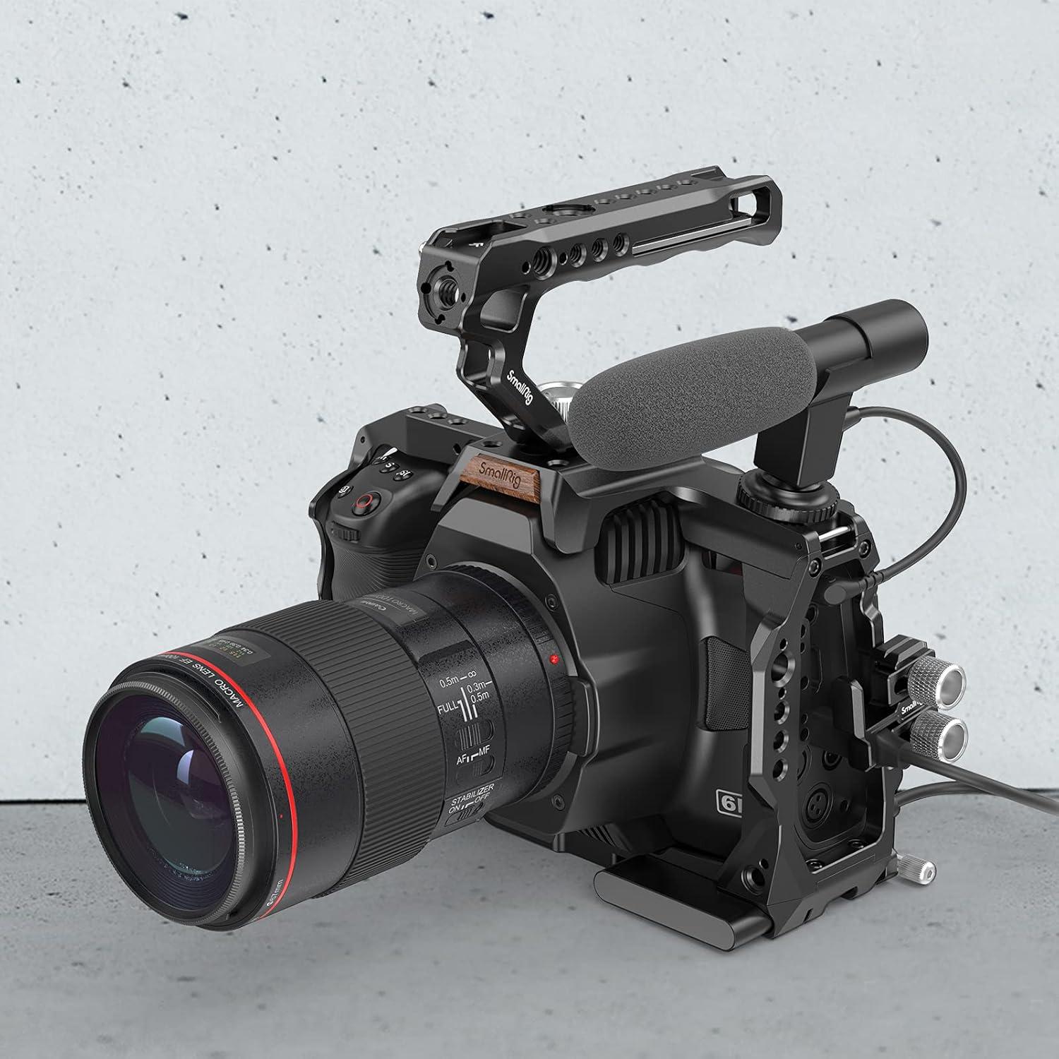 Mango Superior Ergonomico SMALLRIG 2165C para Jaula de Cámara