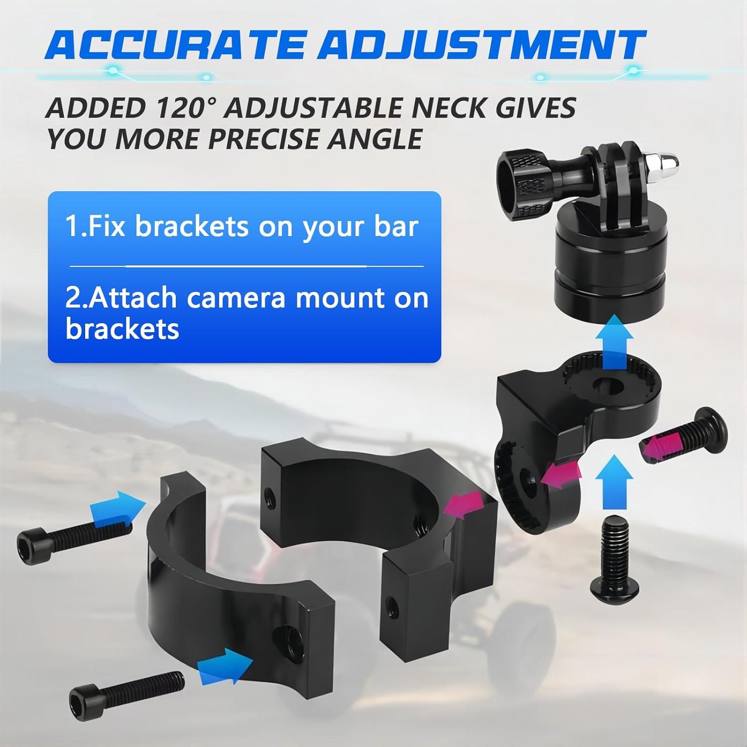 Soporte de Montaje para Cámara Chelhead UTV ATV 1-2"