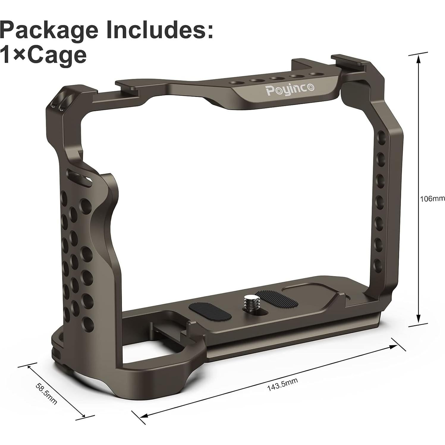 Jaula de Cámara Poyinco para Sony Alpha 7S III - 0.18 kg