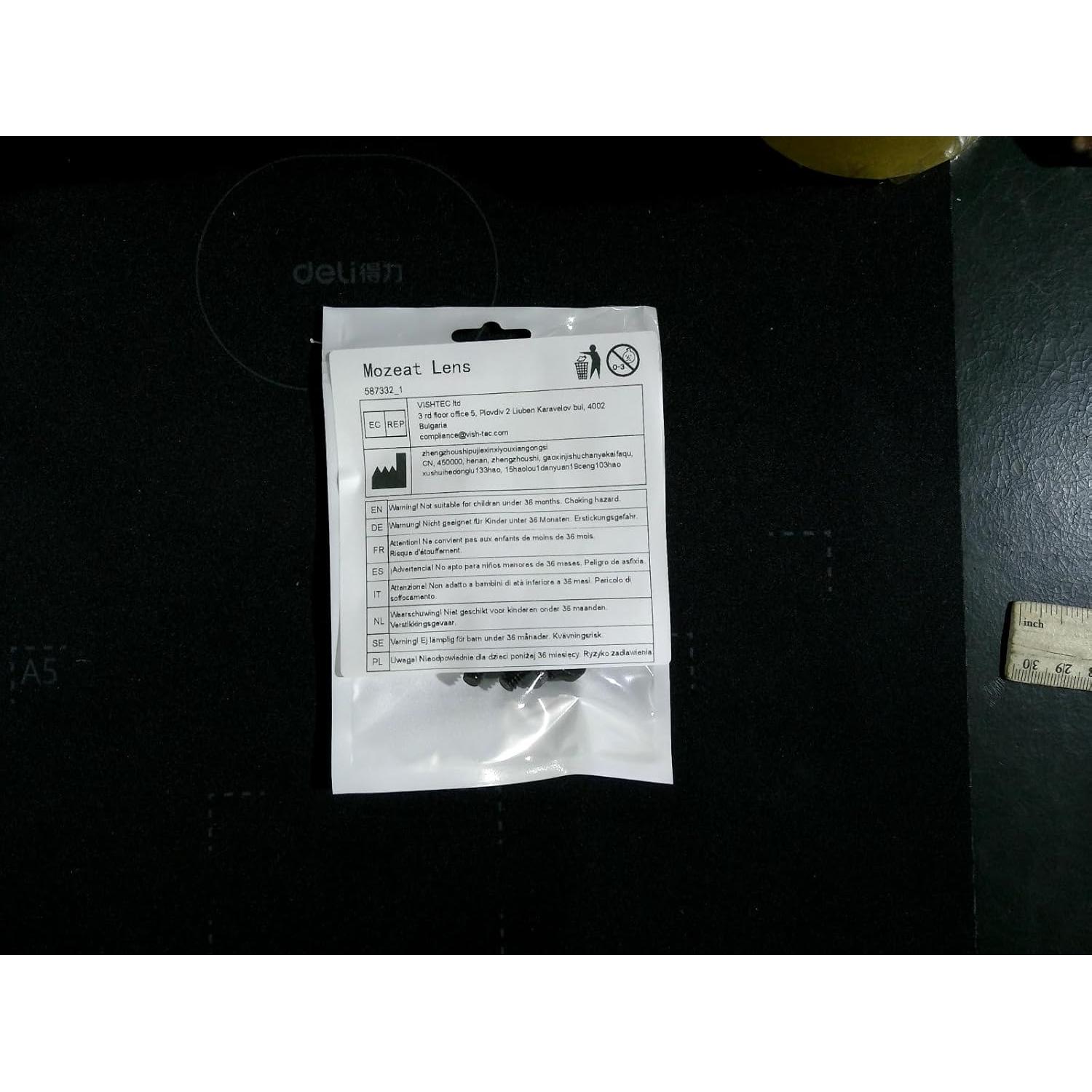 Tornillo macho 1/4" MOZEAT LENS 4 PCS acero inoxidable