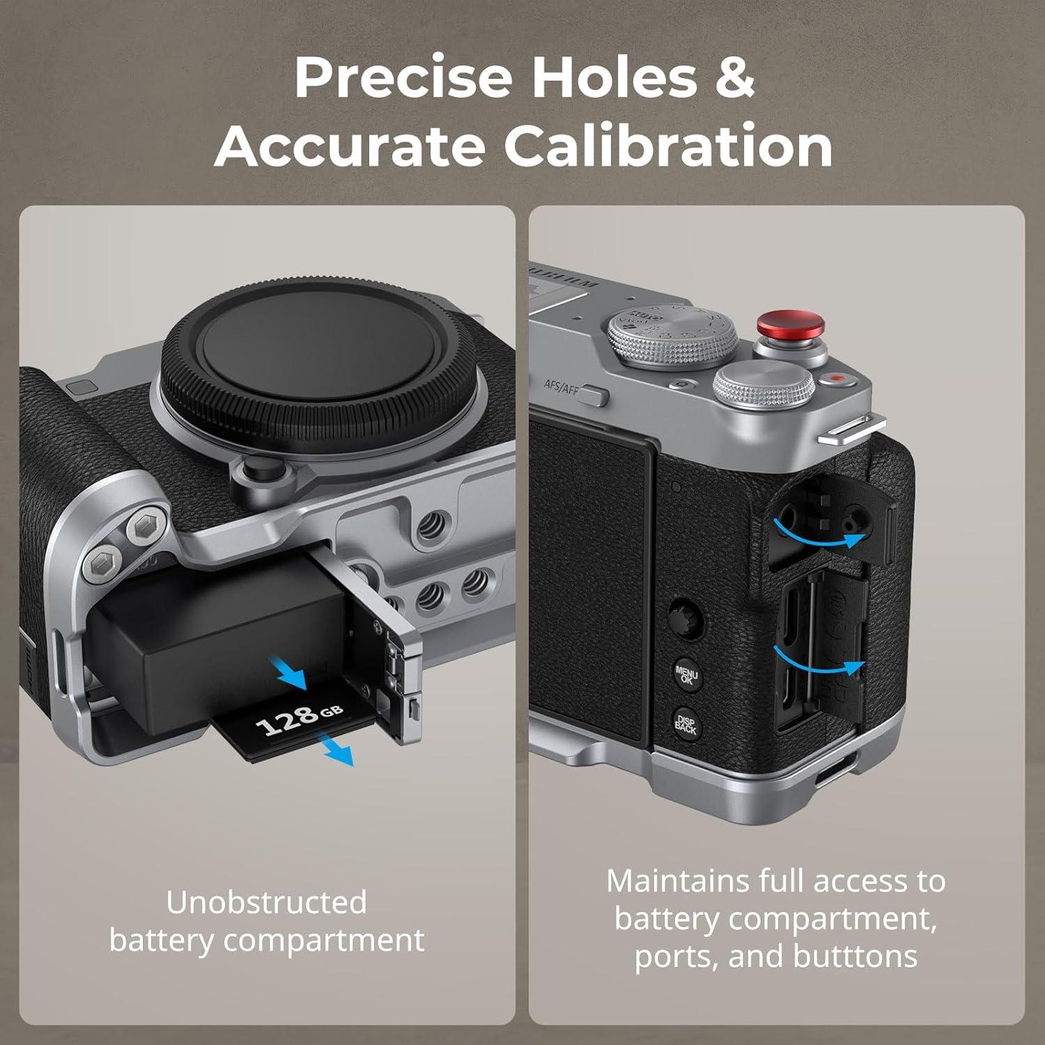 Mango en L SmallRig 4875 para FUJIFILM X-M5 - Plata
