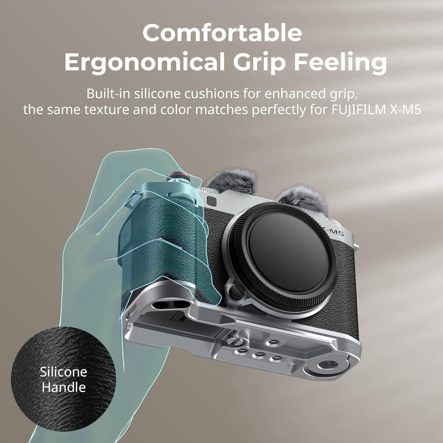 Mango en L SmallRig 4875 para FUJIFILM X-M5 - Plata
