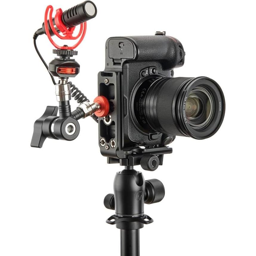 Soporte L 3 Legged Thing Zooey QD para Nikon Z8 - Negro Mate