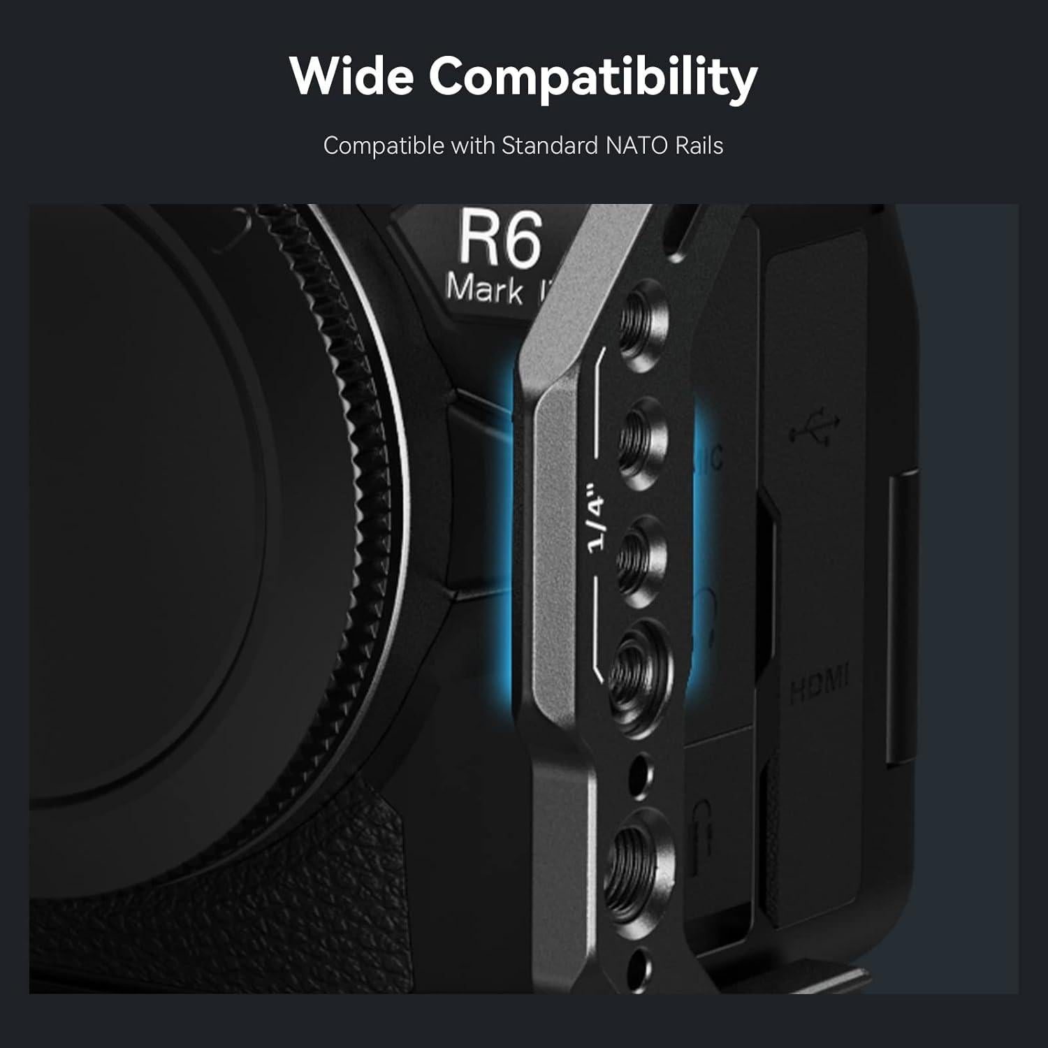 Mango Lateral Snap-On NATO Pequeño SMALLRIG 4017 Ajustable