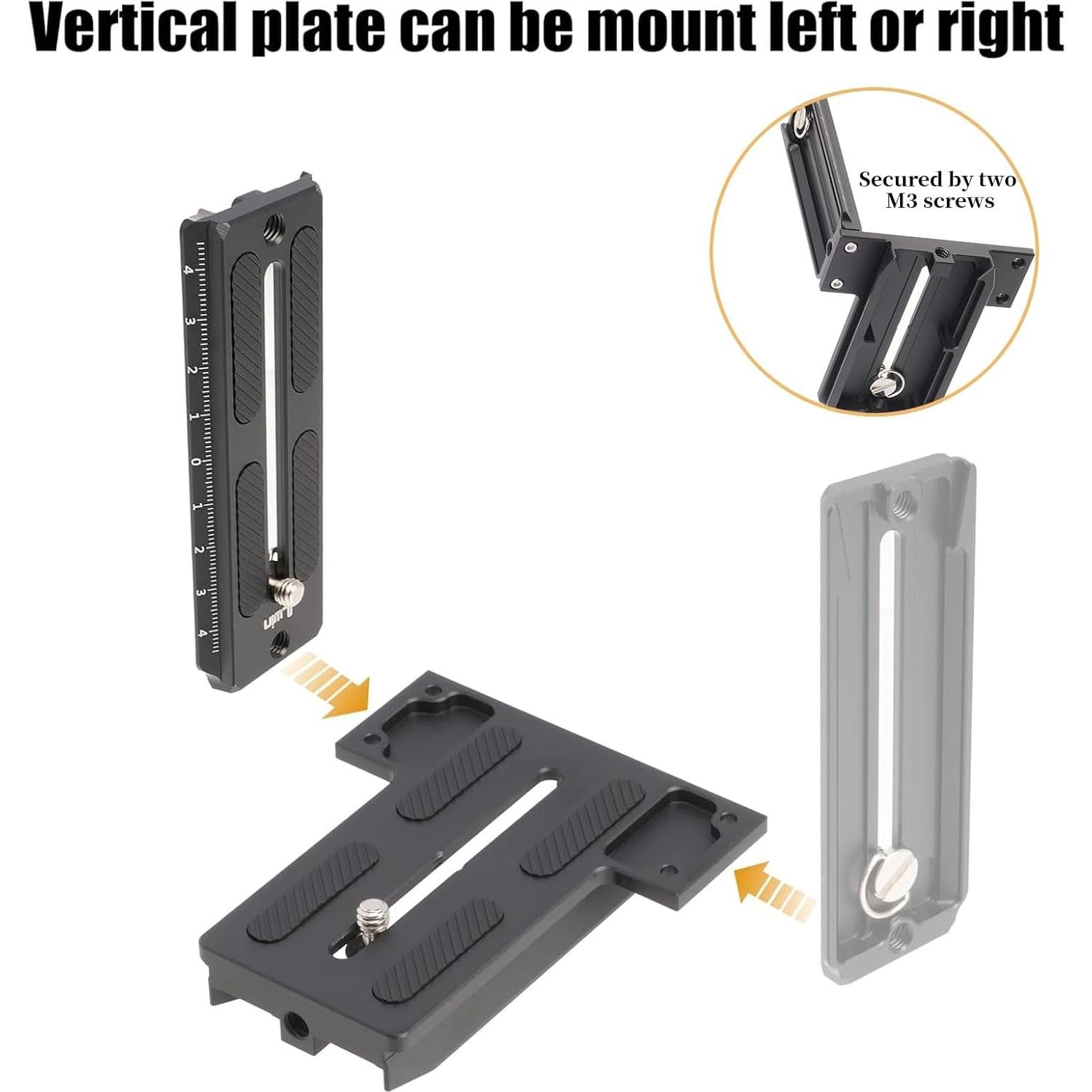 Soporte L Vertical Horizontal FocusFoto para ZHIYUN y DJI