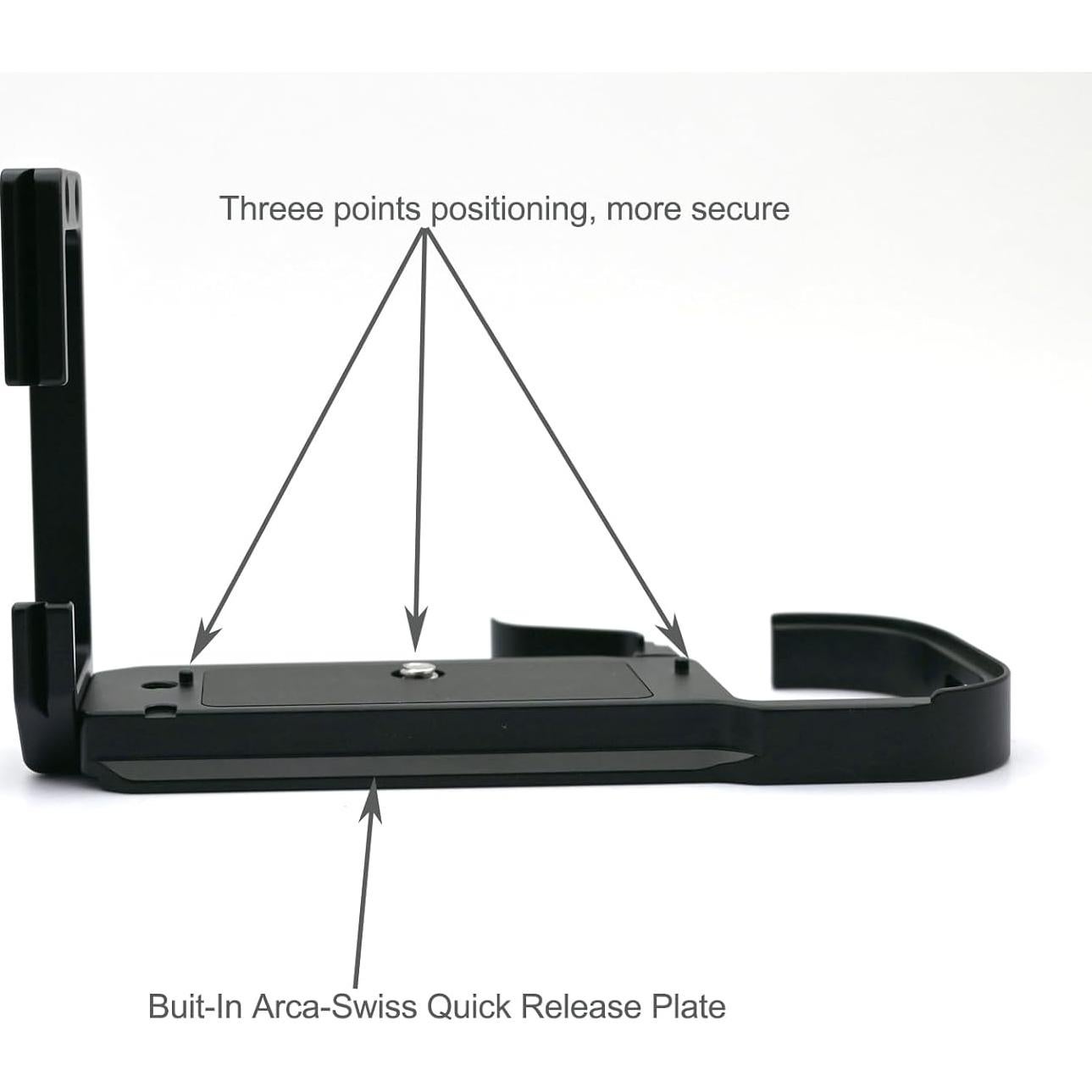 Placa L R5II Topcine para Canon EOS R5 Mark II Arca-Swiss