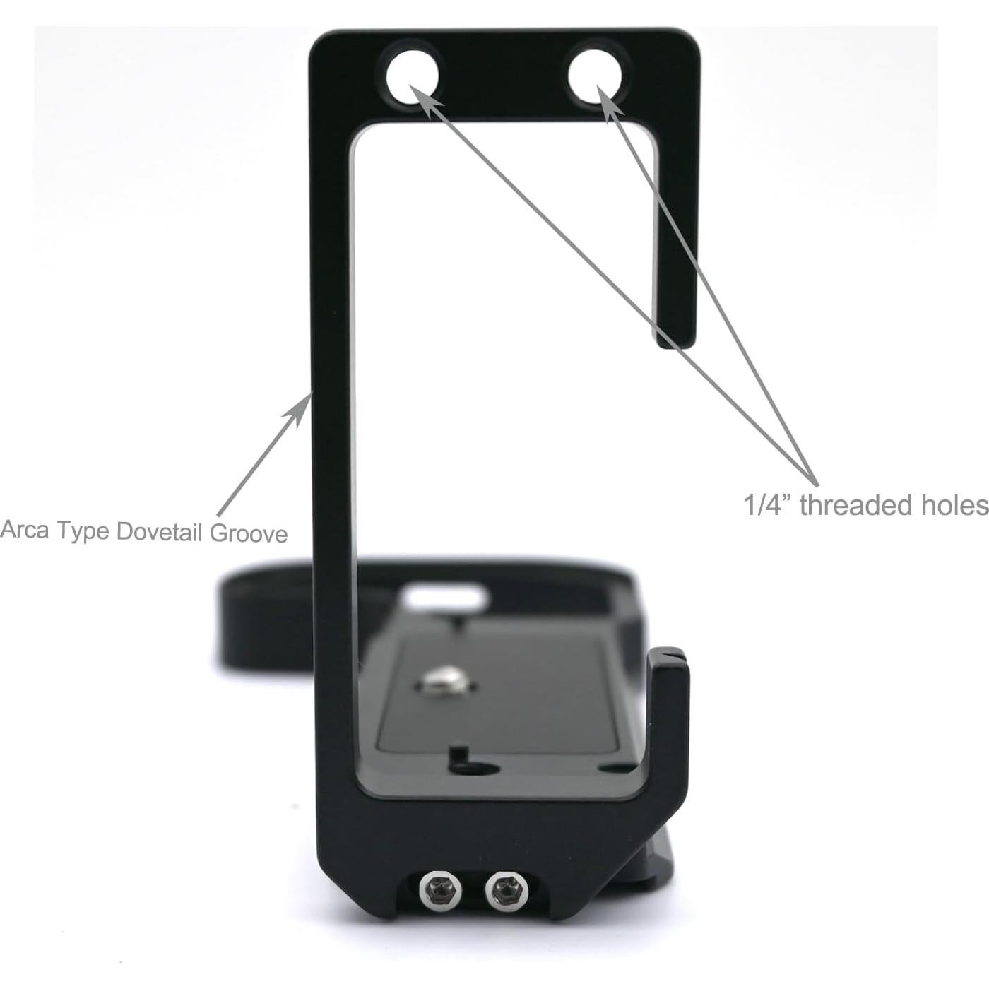 Placa L R5II Topcine para Canon EOS R5 Mark II Arca-Swiss