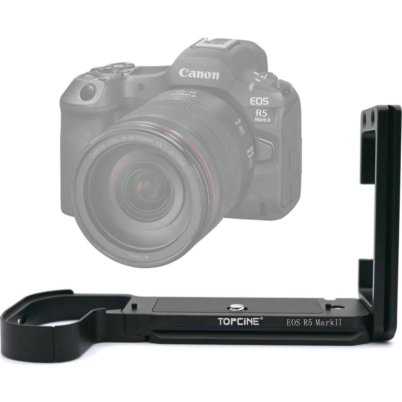 Placa L R5II Topcine para Canon EOS R5 Mark II Arca-Swiss