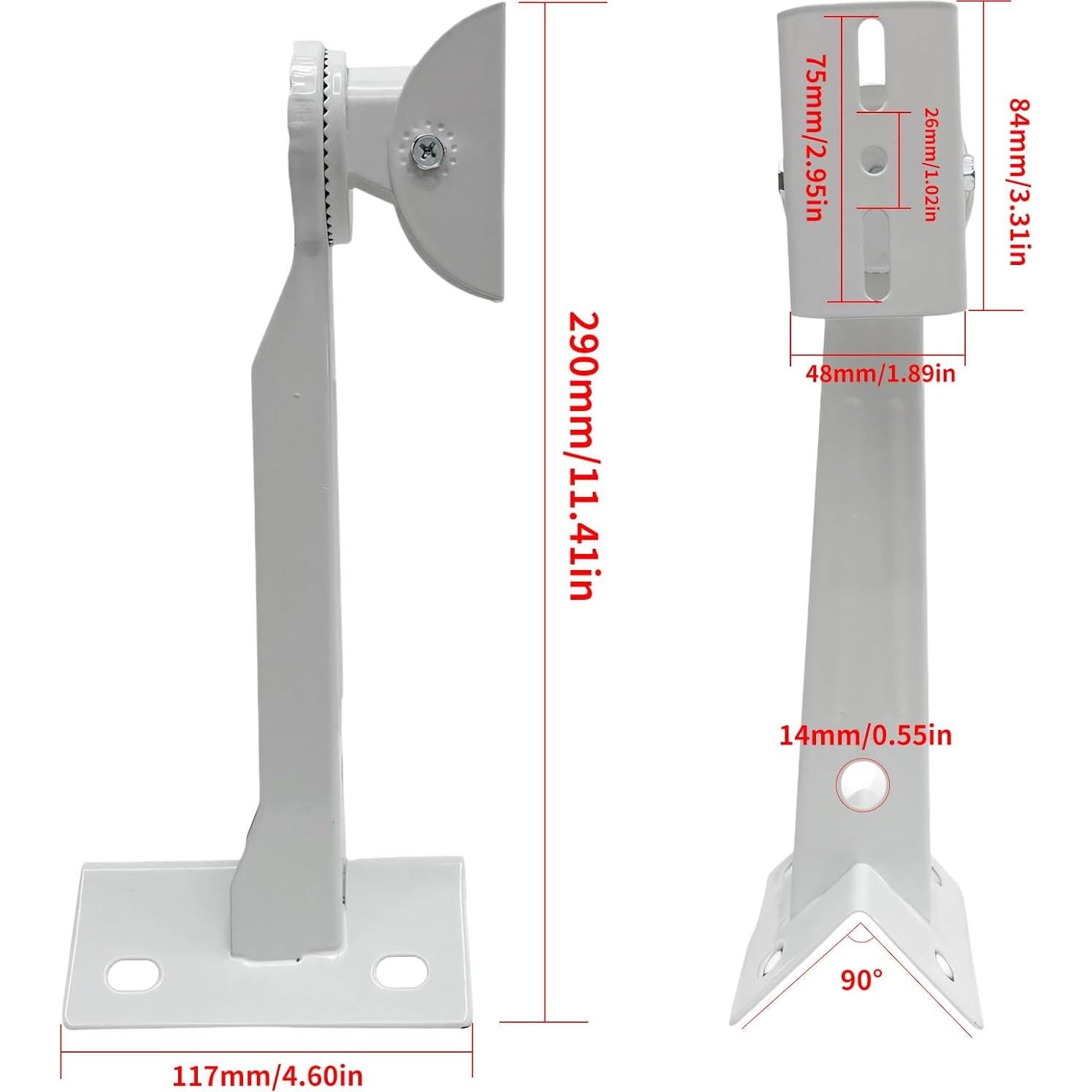 Soporte de Cámara Dome en L NVRTTRR para Montaje en Pared