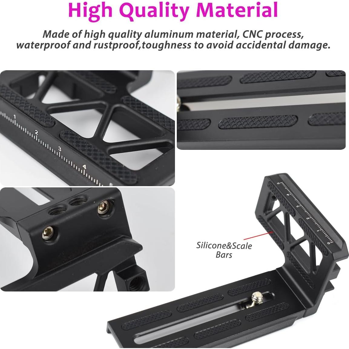 Soporte en L Akeipho para DJI Ronin SC - Aluminio, 70g